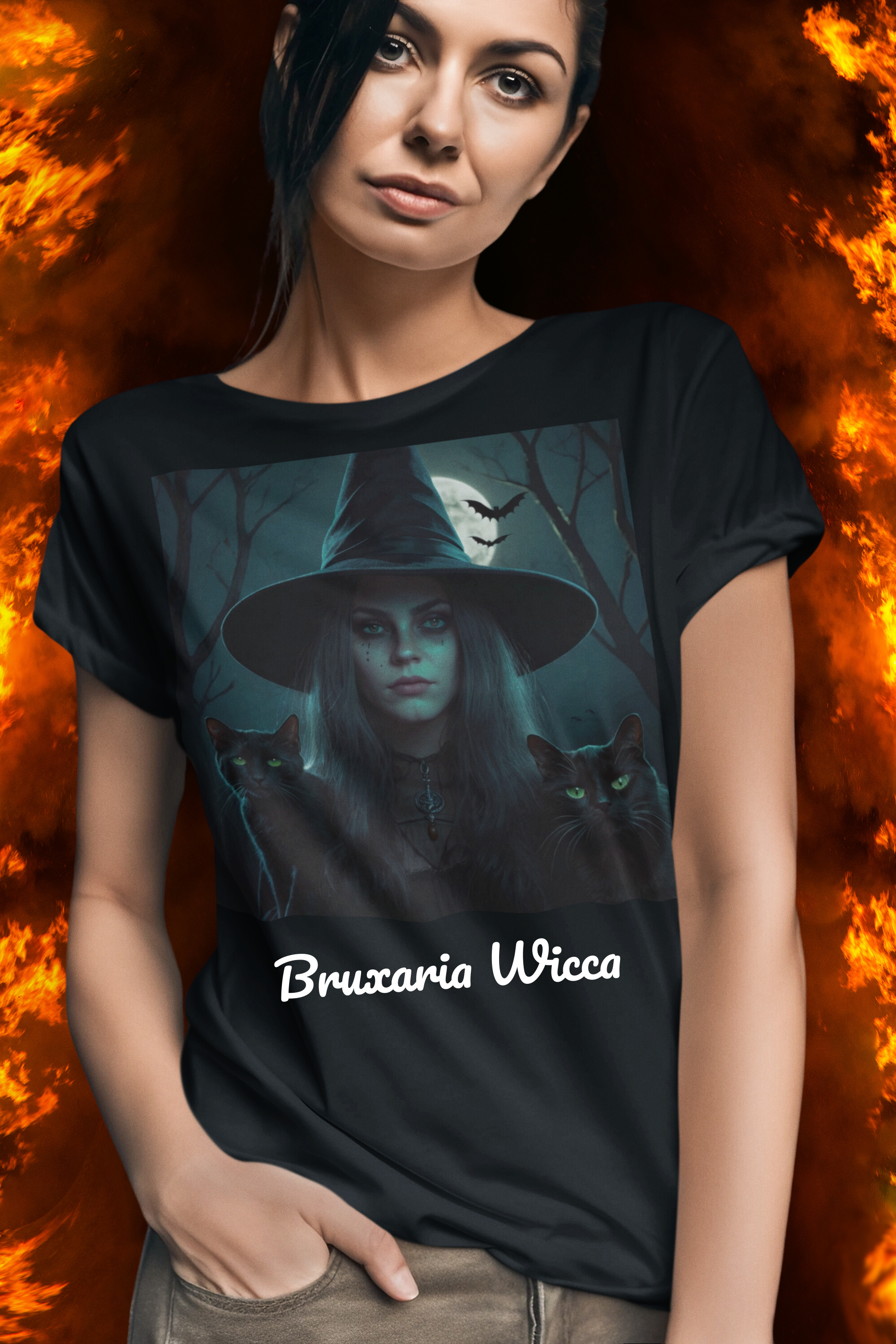 Nome do produto: Baby Look Bruxaria Wicca