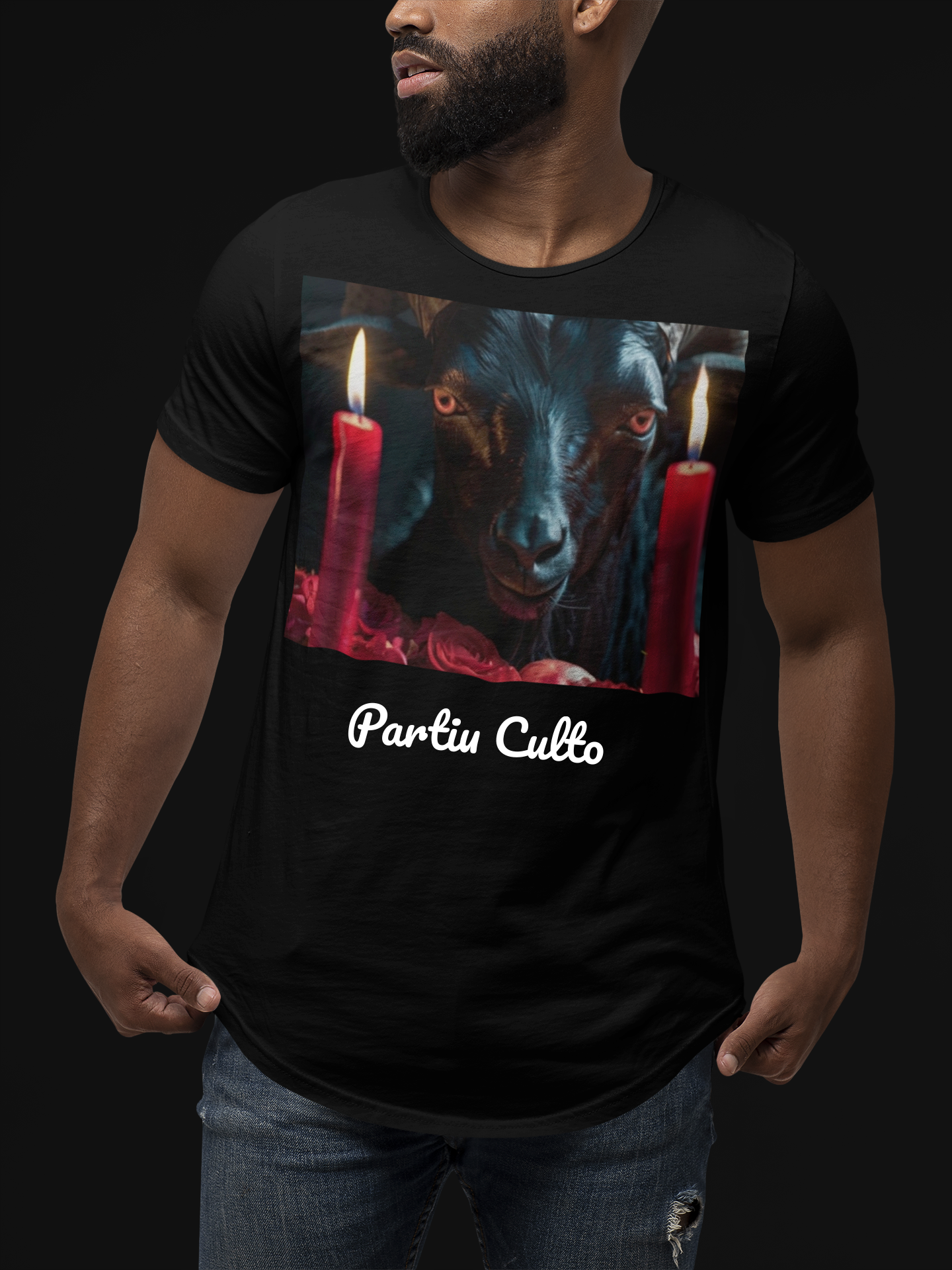 Nome do produto: Camiseta Partiu Culto