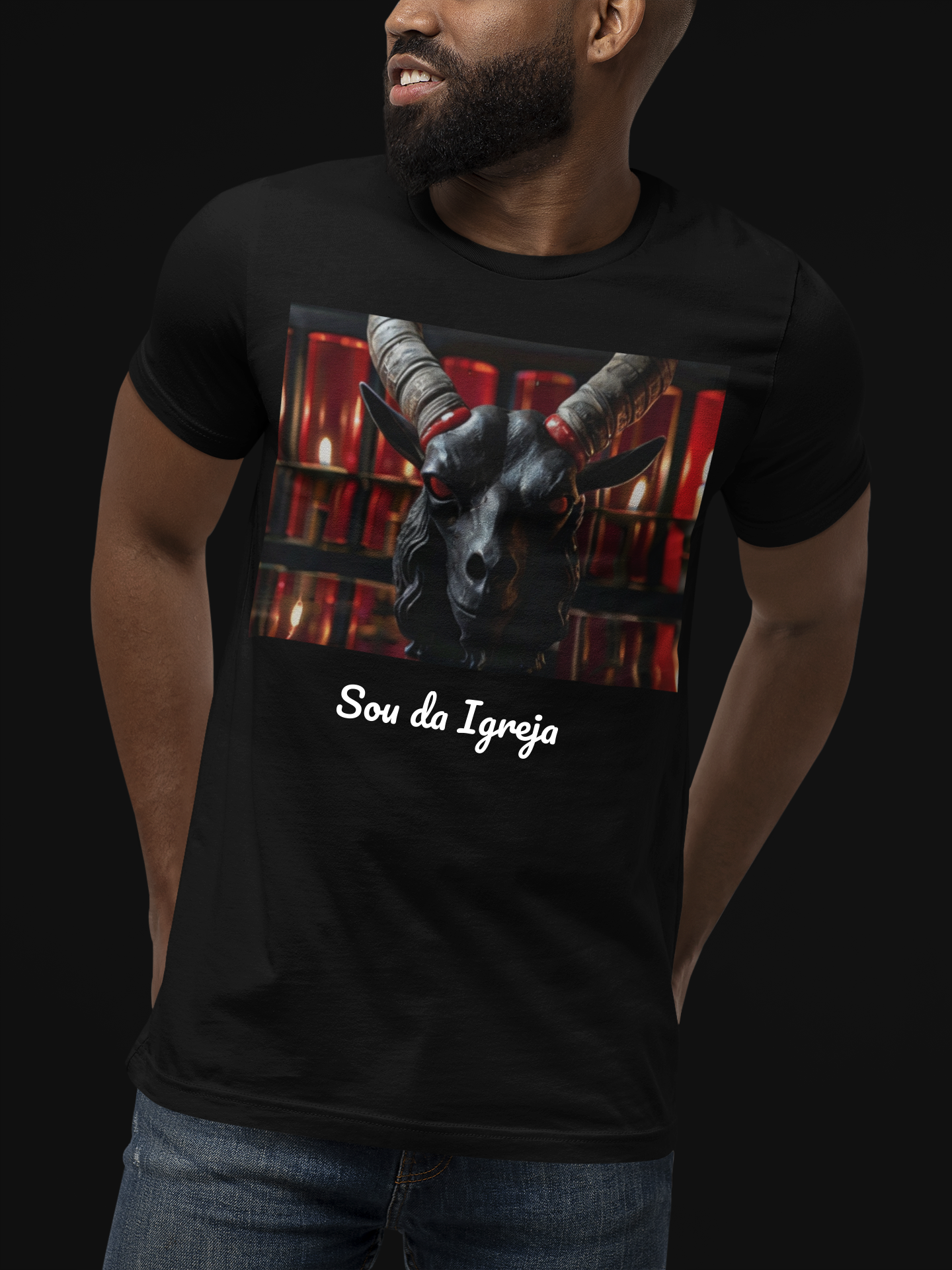 Nome do produto: Camiseta Sou da Igreja