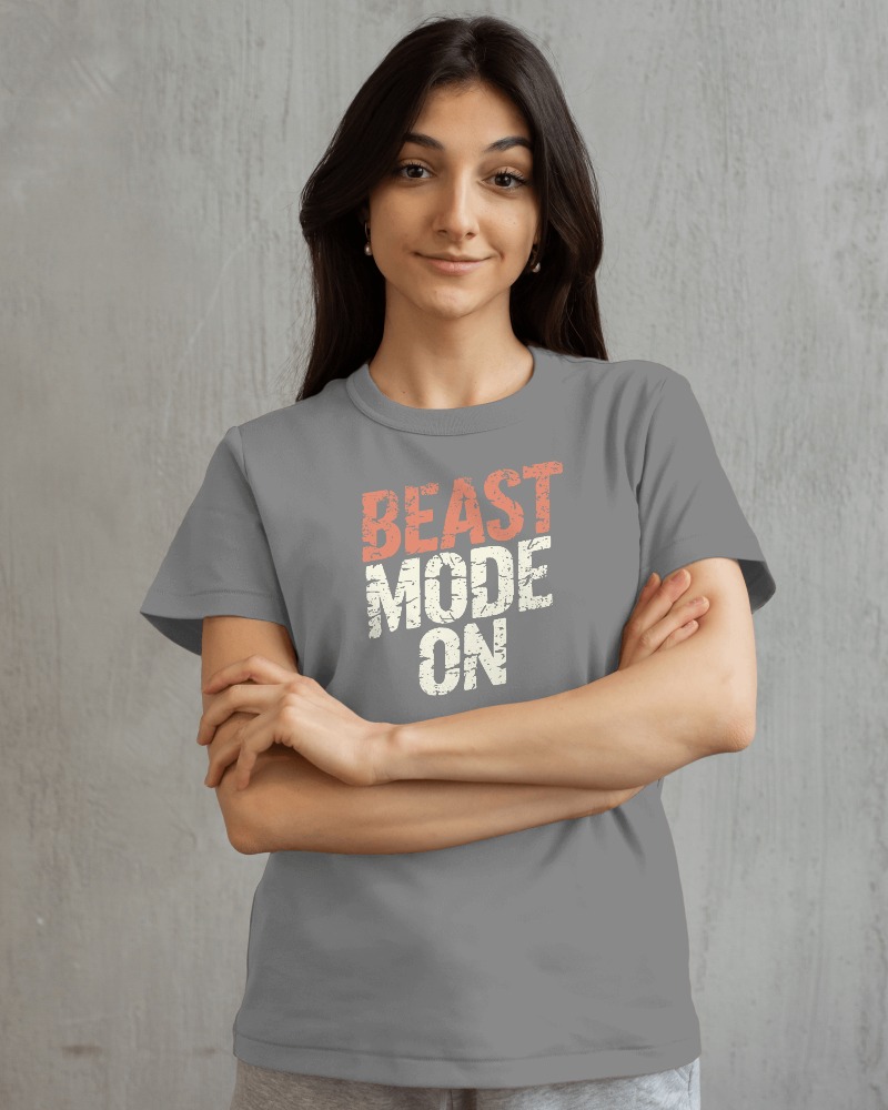 Camiseta Feminina Estonada - Beast Mode On