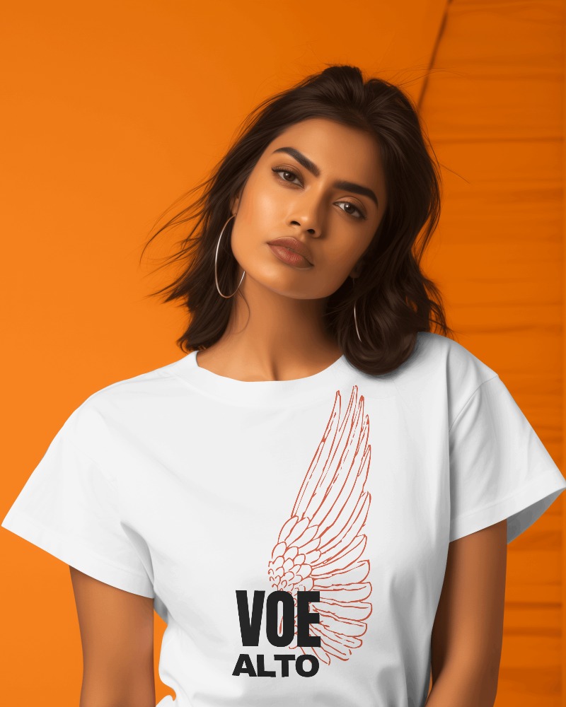 Camiseta Feminina Baby Long Quality - Voe Alto