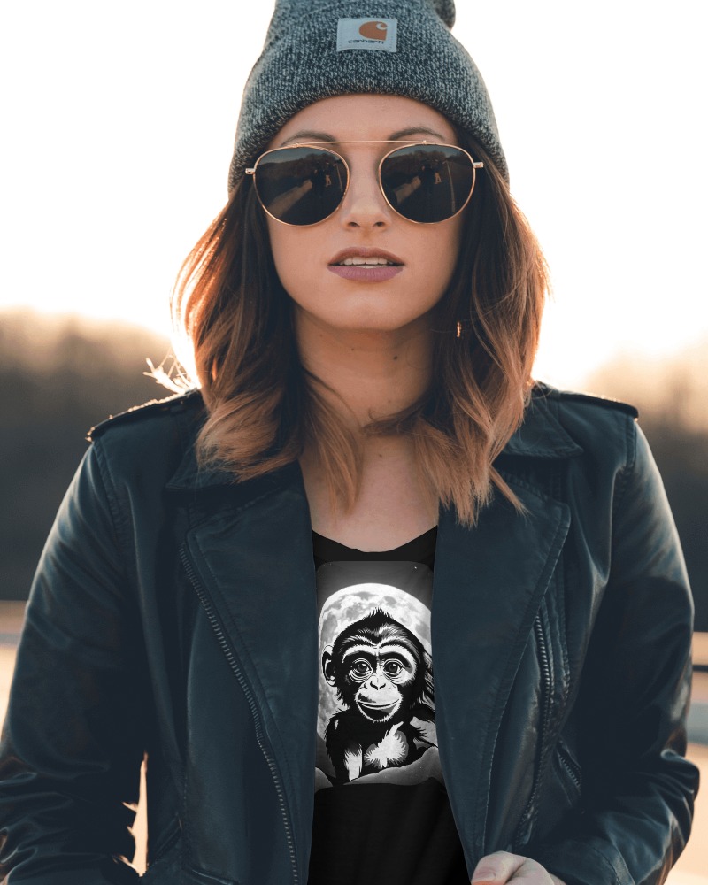 Camiseta Feminina Prime - Moon Monkey