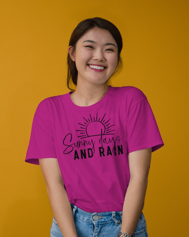 Camiseta Feminina Quality - Sunny Days and Rain