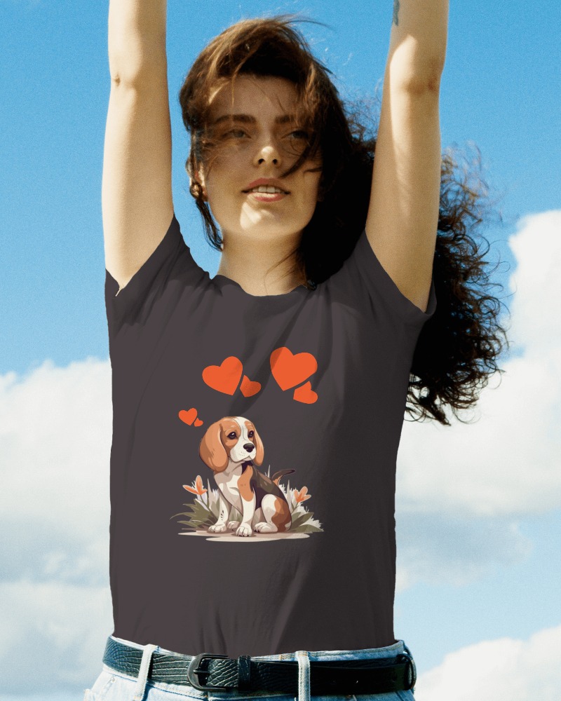 Nome do produto: Camiseta Feminina Prime - Pretty Beagle