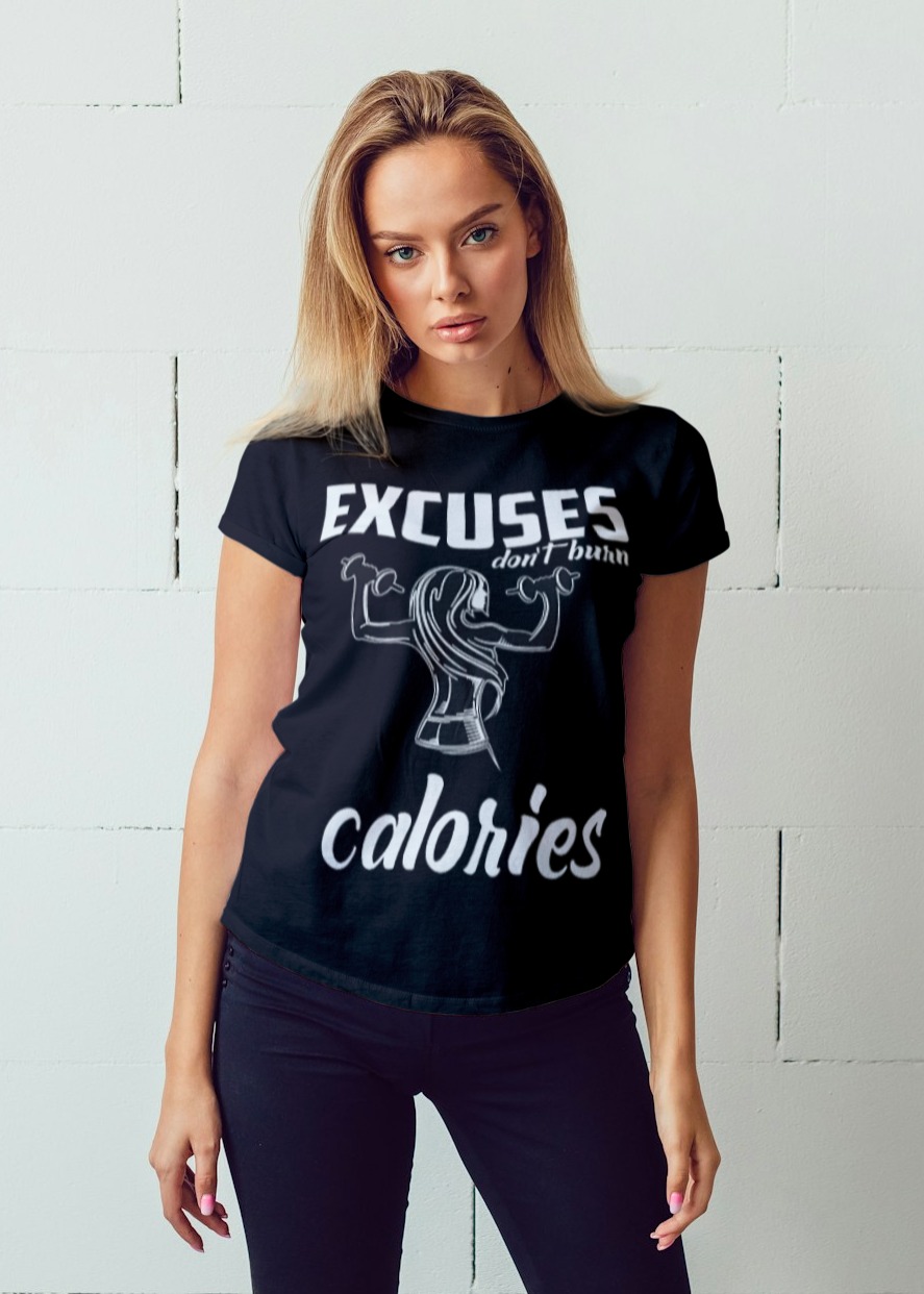 Camiseta Feminina Classic - Excuses and Calories