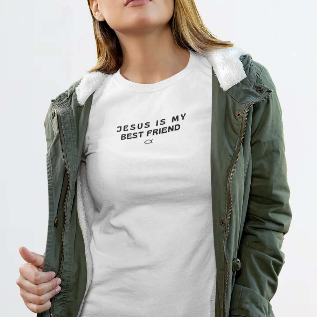 Nome do produto: Camiseta Unissex - Jesus is my best friend