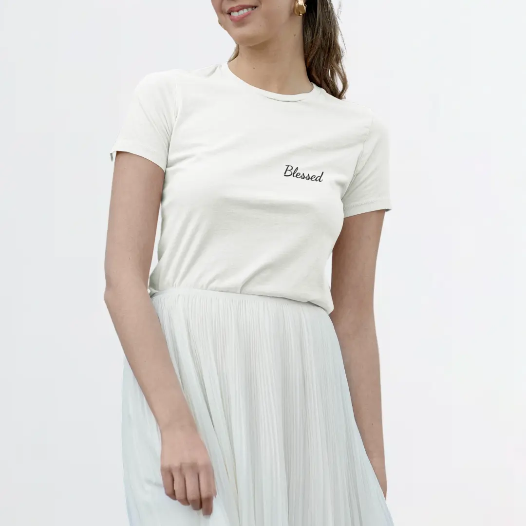 Nome do produto: Baby Look - Blessed