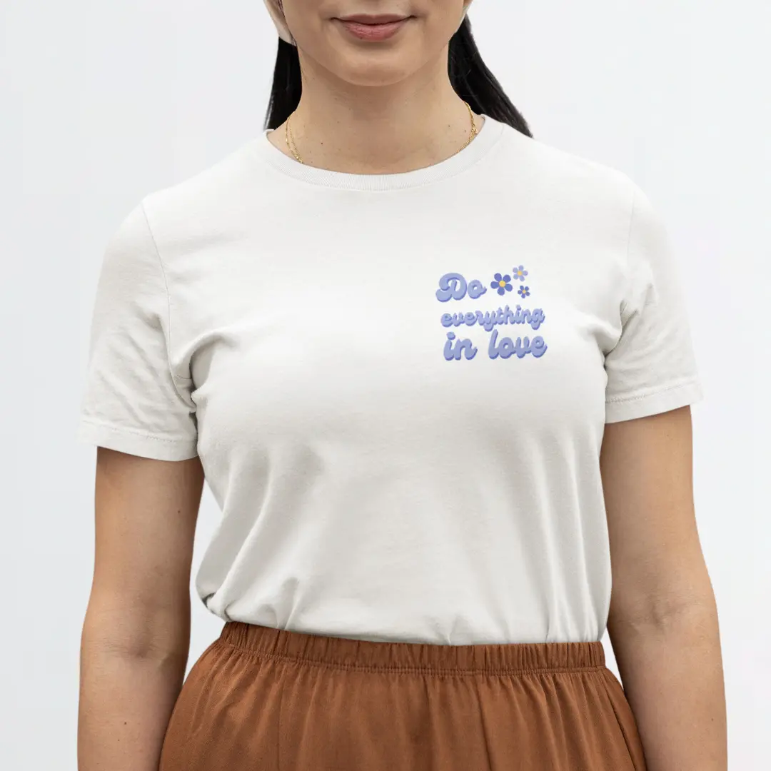 Nome do produto: Baby Look - Do everything in love