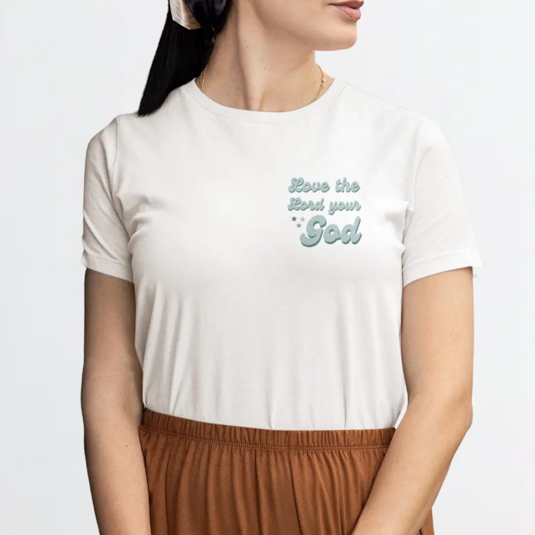 Nome do produto: Baby Look - Love the Lord your God