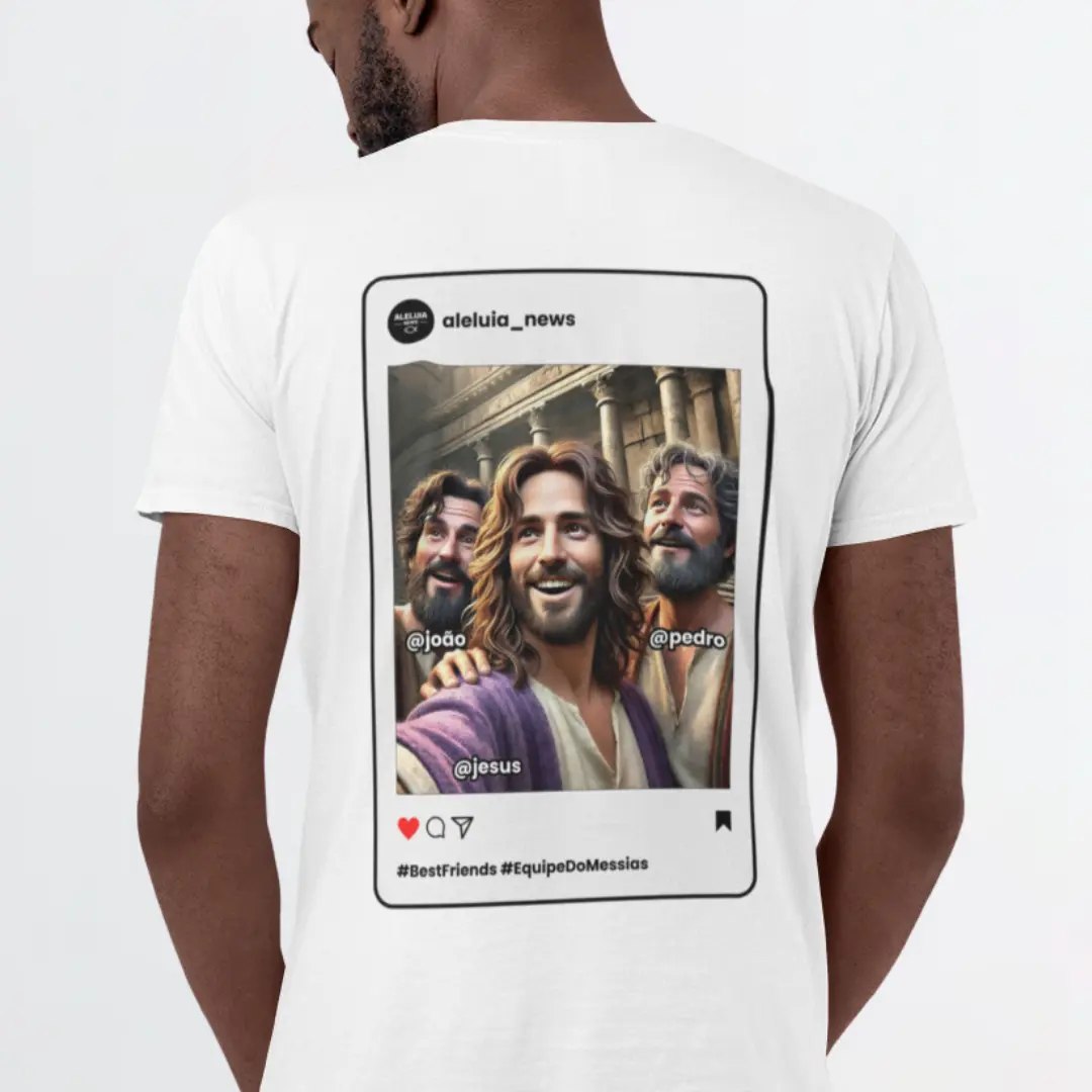 Nome do produto: Camiseta Unissex - Selfie Best Friends