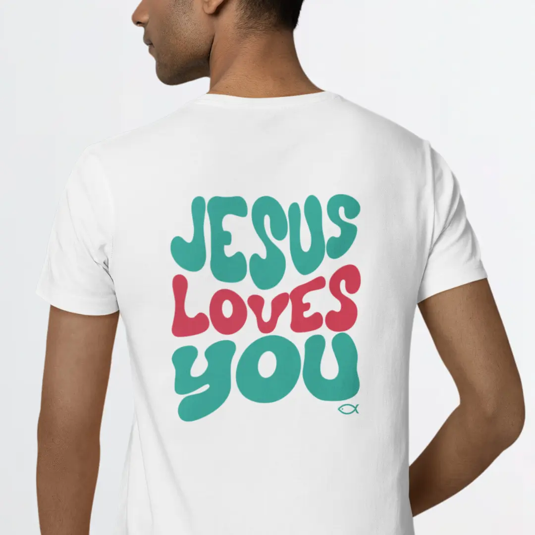 Nome do produto: Camiseta Unissex - Jesus loves you