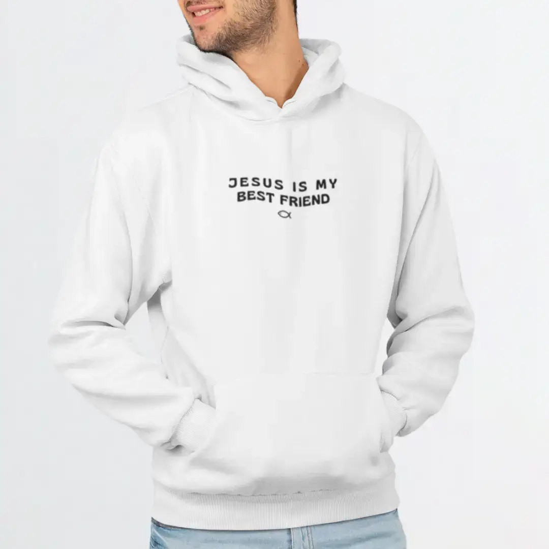 Nome do produto: Jesus is my best friend (Branco)