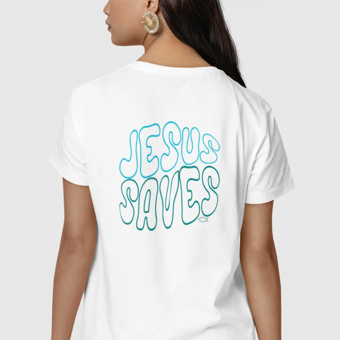 Nome do produto: Camiseta Unissex - Jesus saves