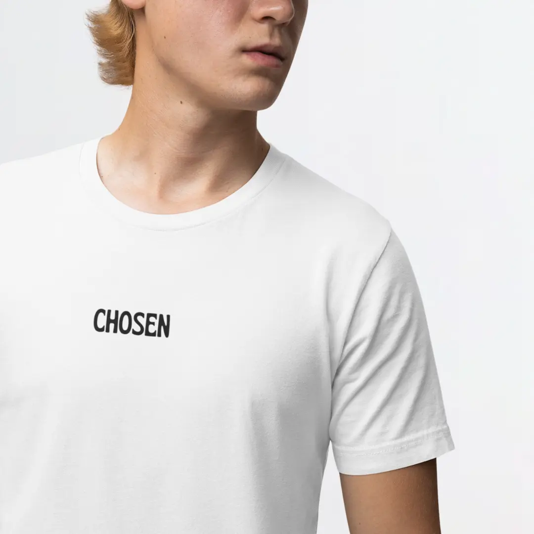 Nome do produto: Camiseta Unissex - Chosen 