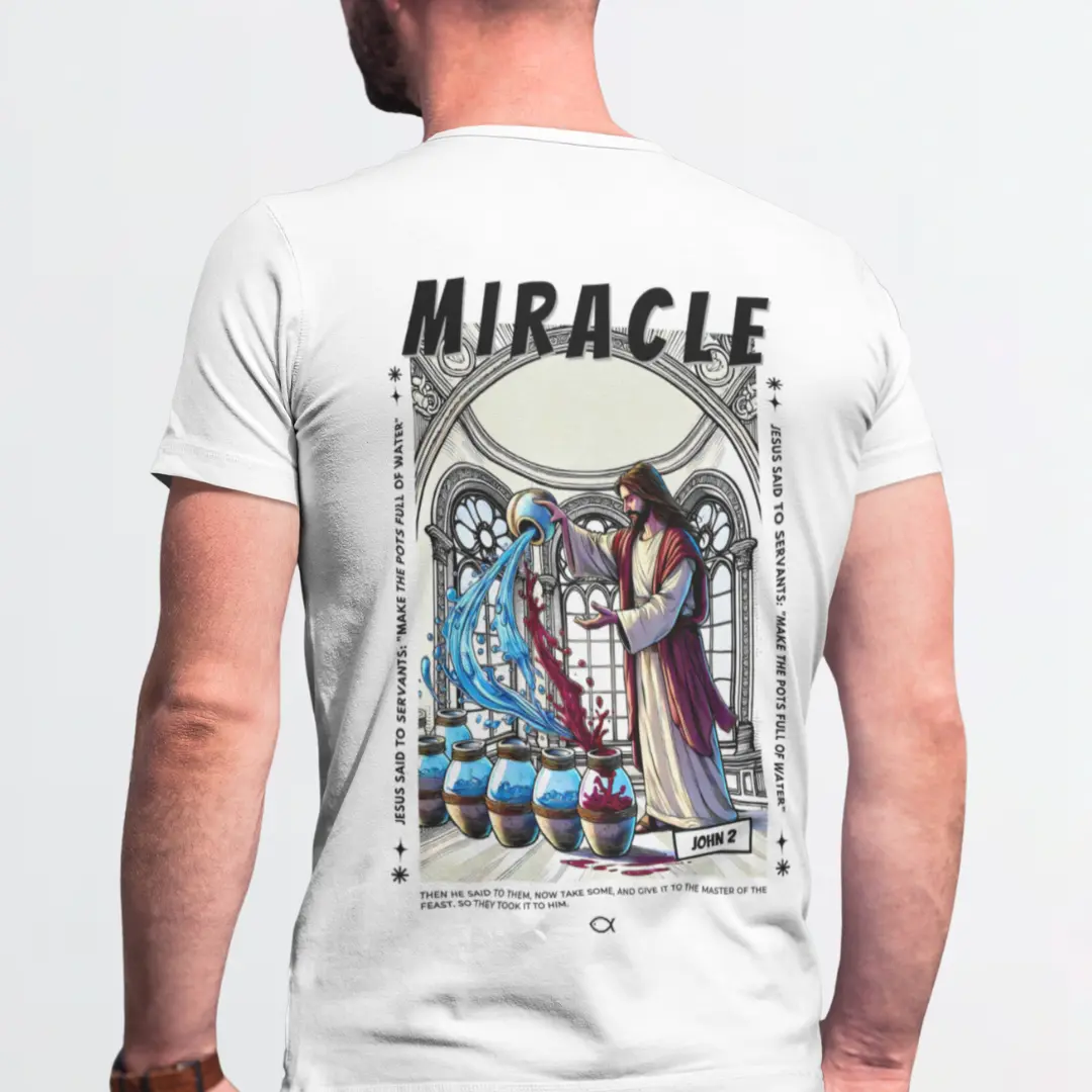 Nome do produto: Camiseta Unissex - O milagre da transformação