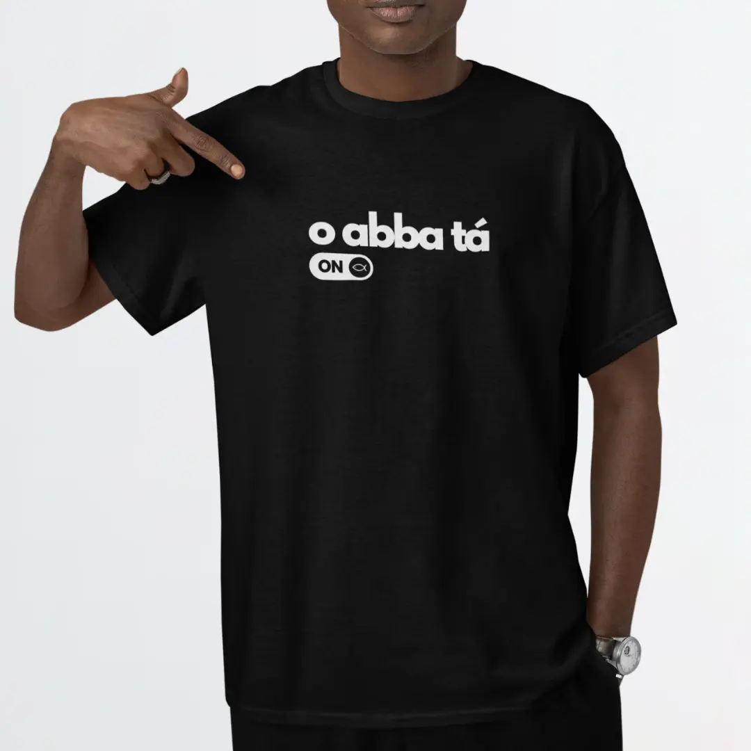 Nome do produto: Camiseta Unissex - O Abba tá ON