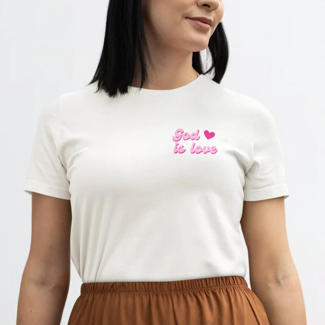 Nome do produto: Baby Look - God is love