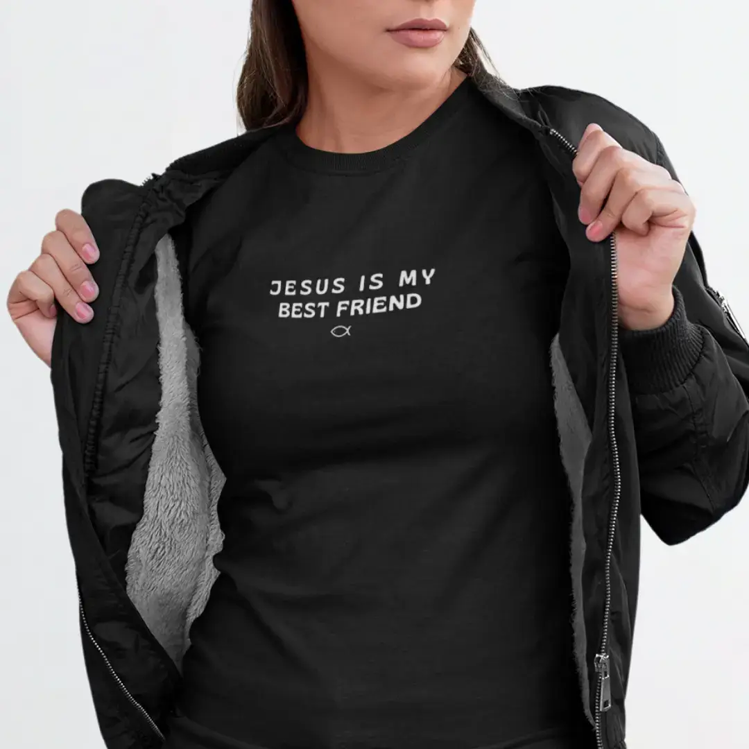 Nome do produto: Camiseta Unissex - Jesus is my best friend