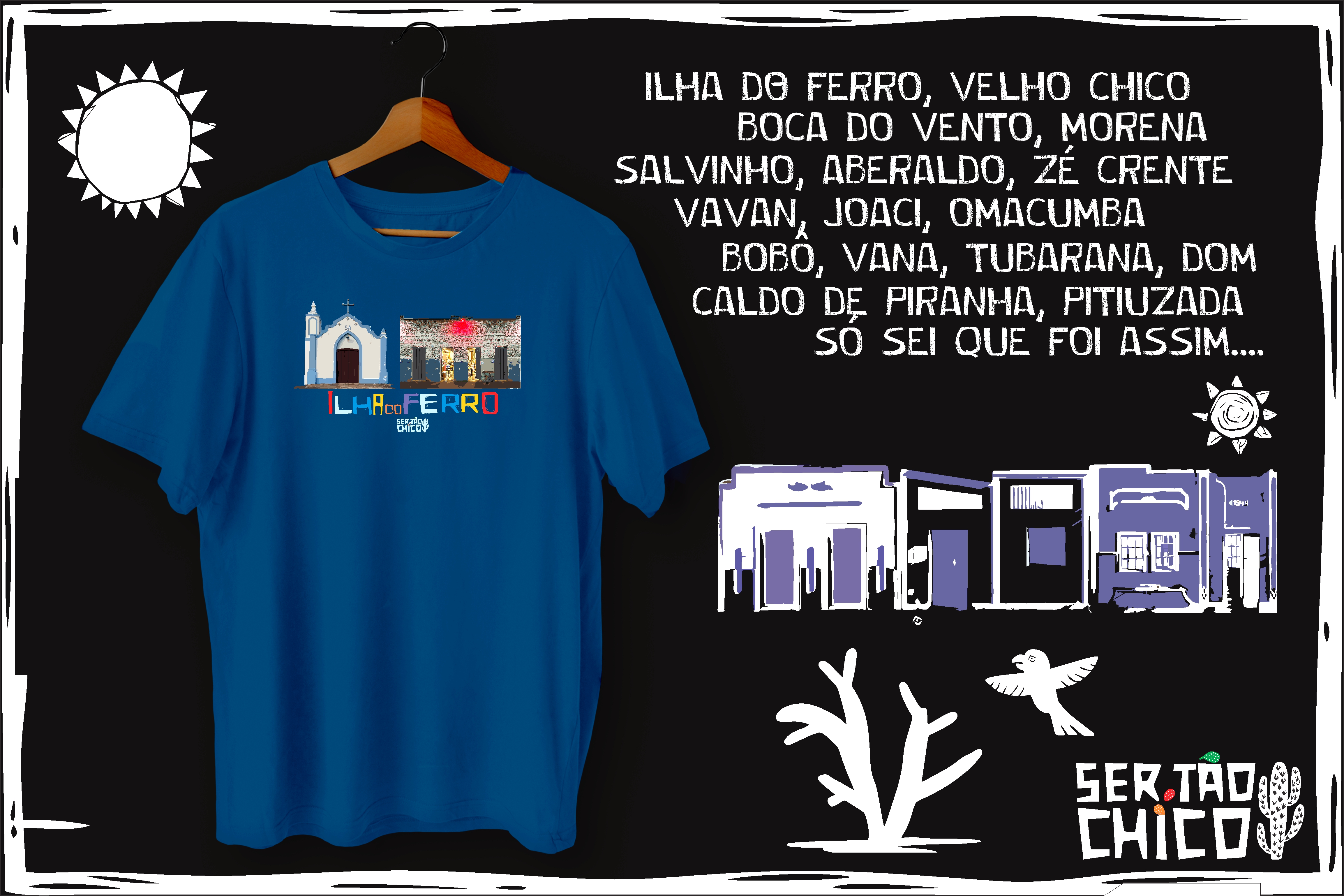 ILHA DO FERRO - IGREJA E SALÃO