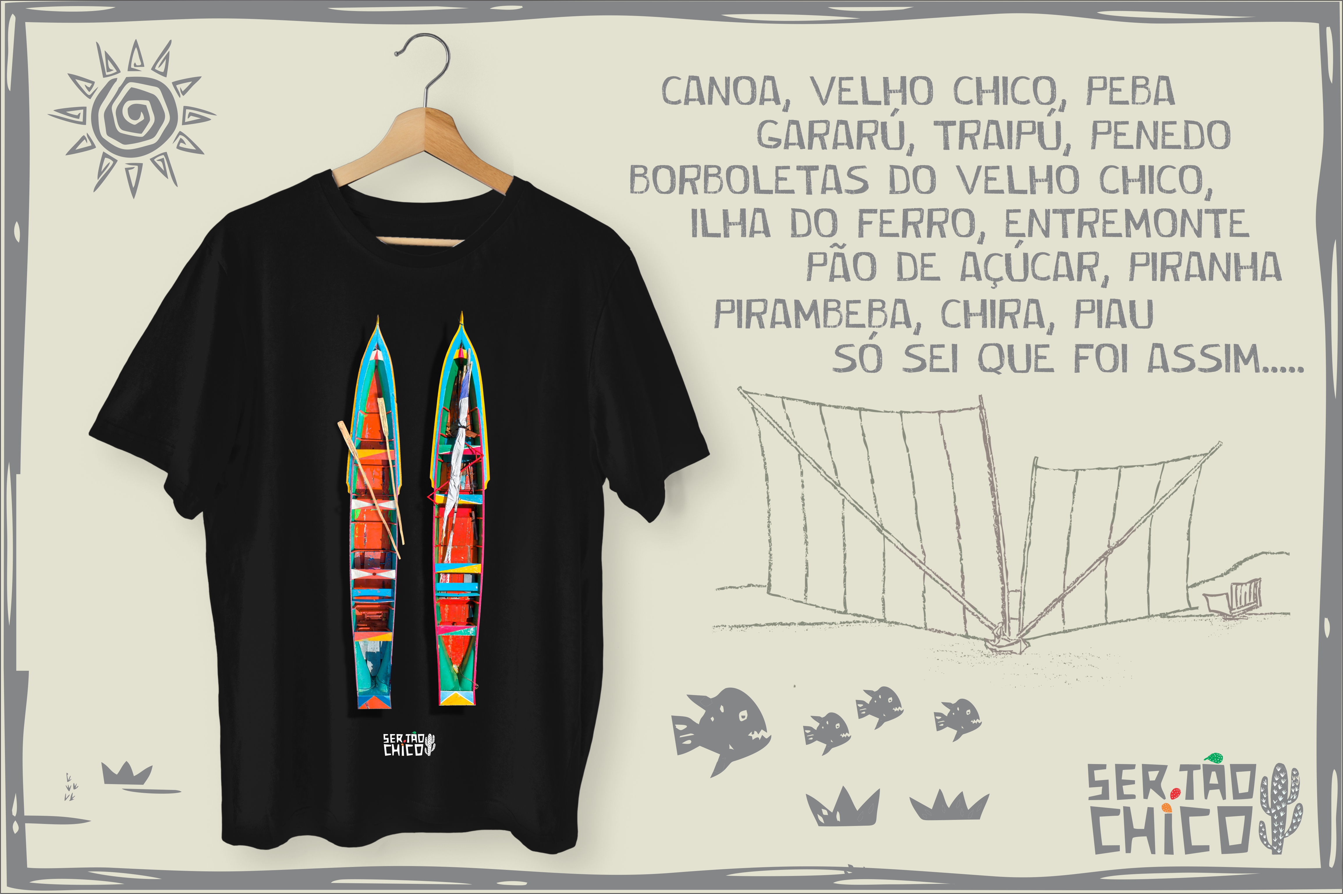 BORBOLETAS DO VELHO CHICO - BARCOS VERMELHOS 