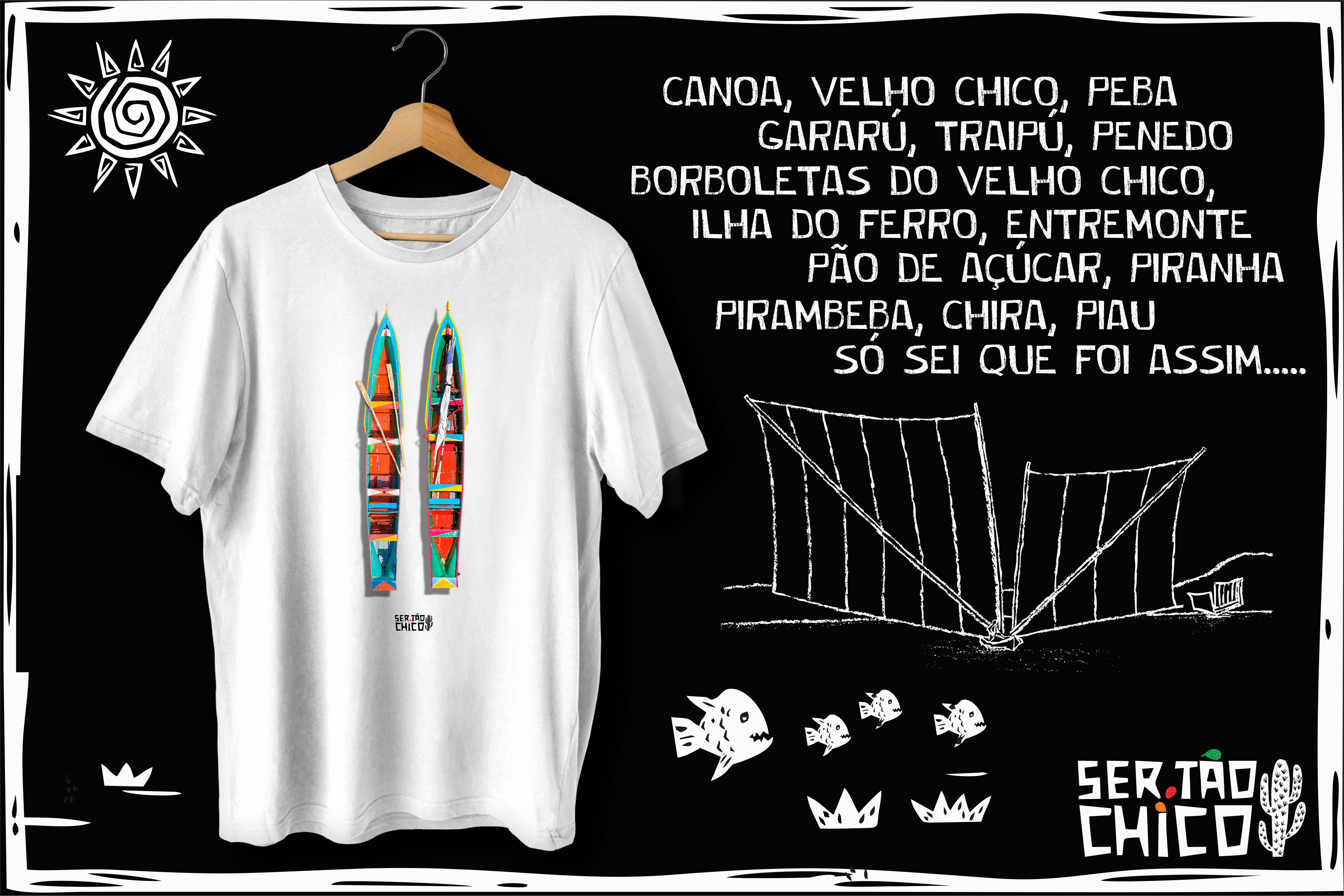 PLUS SIZE - Coleção BORBOLETAS DO VELHO CHICO