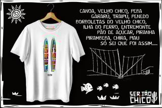 PLUS SIZE - Coleção BORBOLETAS DO VELHO CHICO