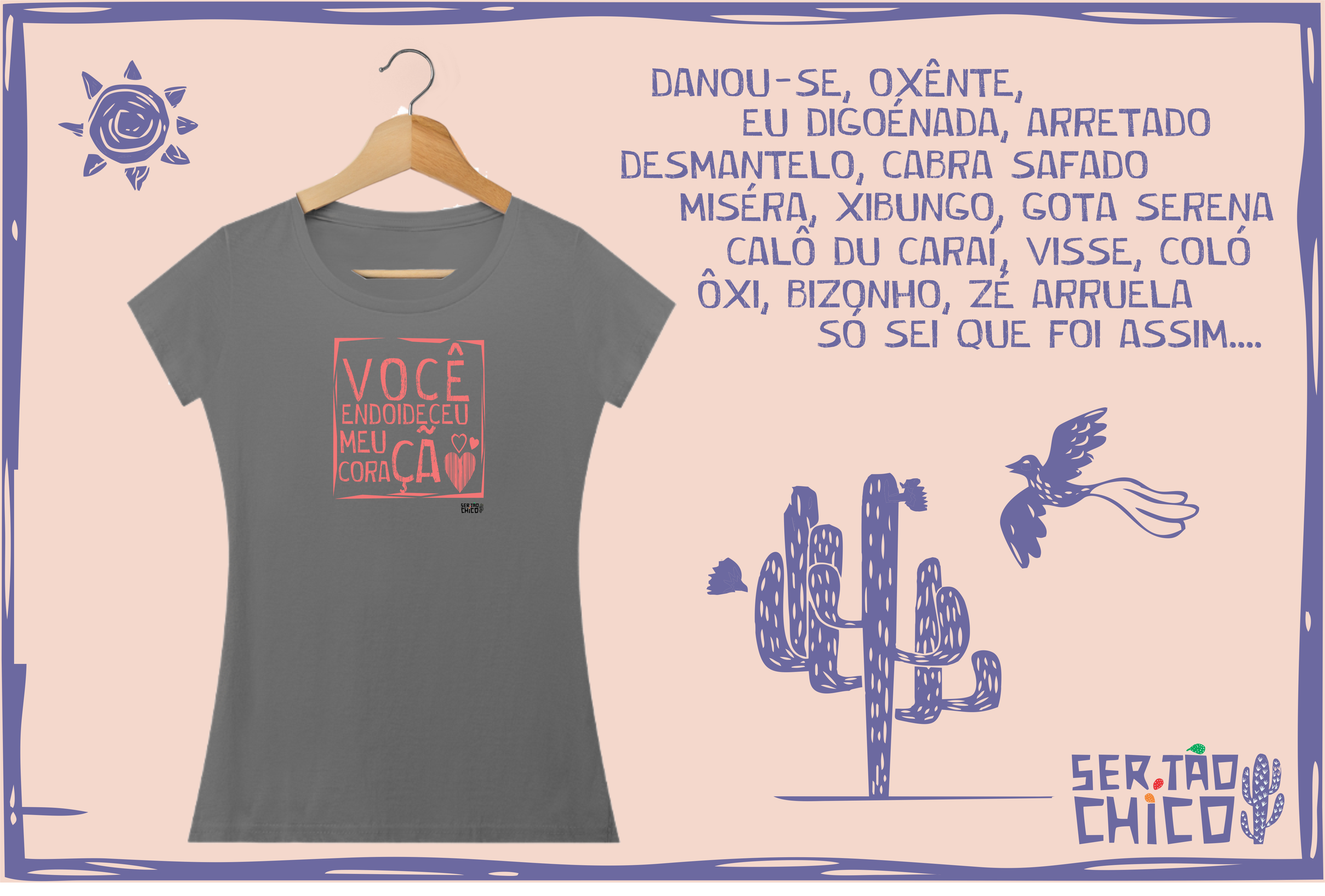 MALHA ESTONADA - FORRÓ - VOCÊ ENDOIDECEU MEU CORAÇÃO