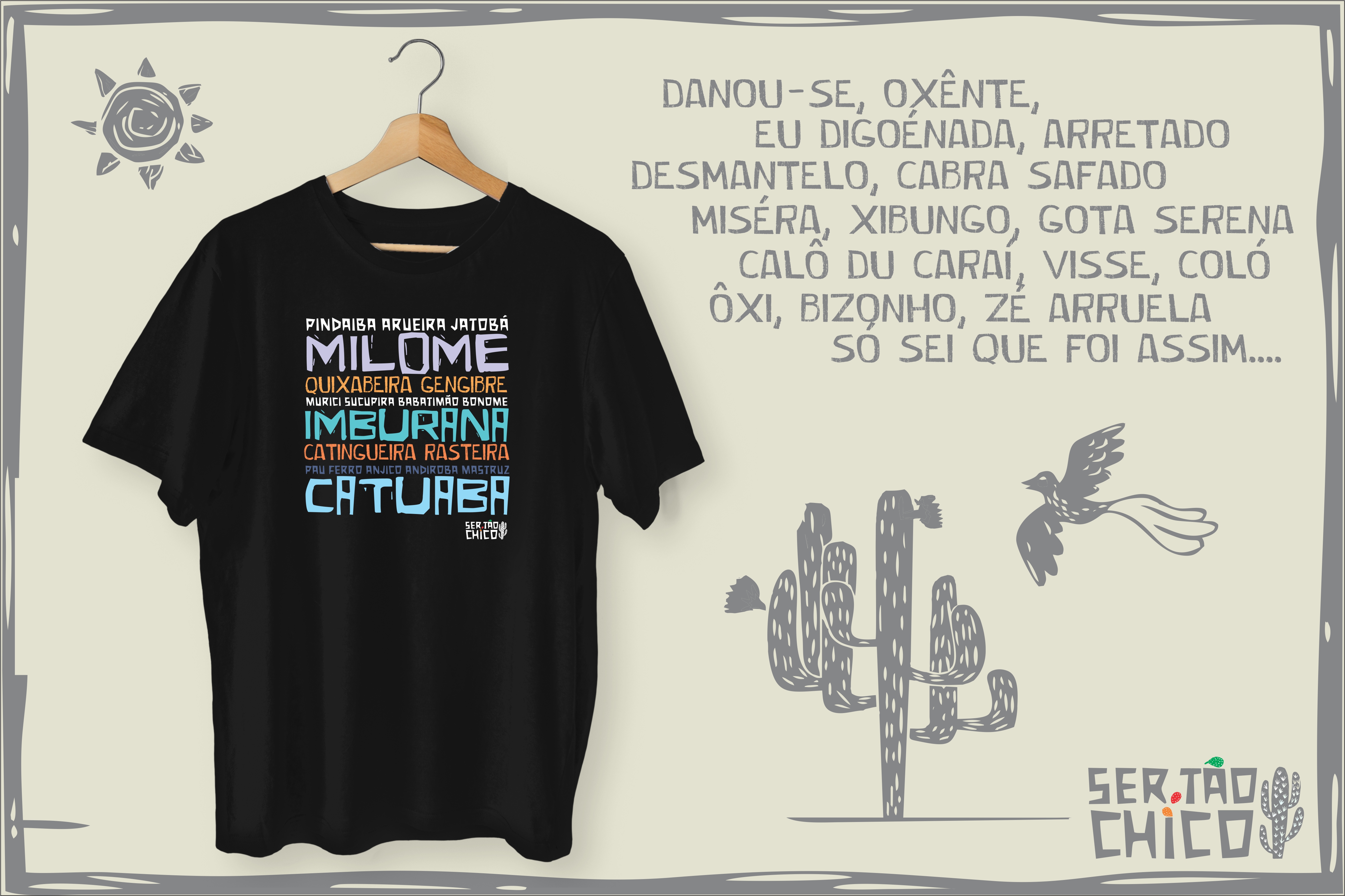 XILOSA - CACHAÇA - MALHA ESCURA