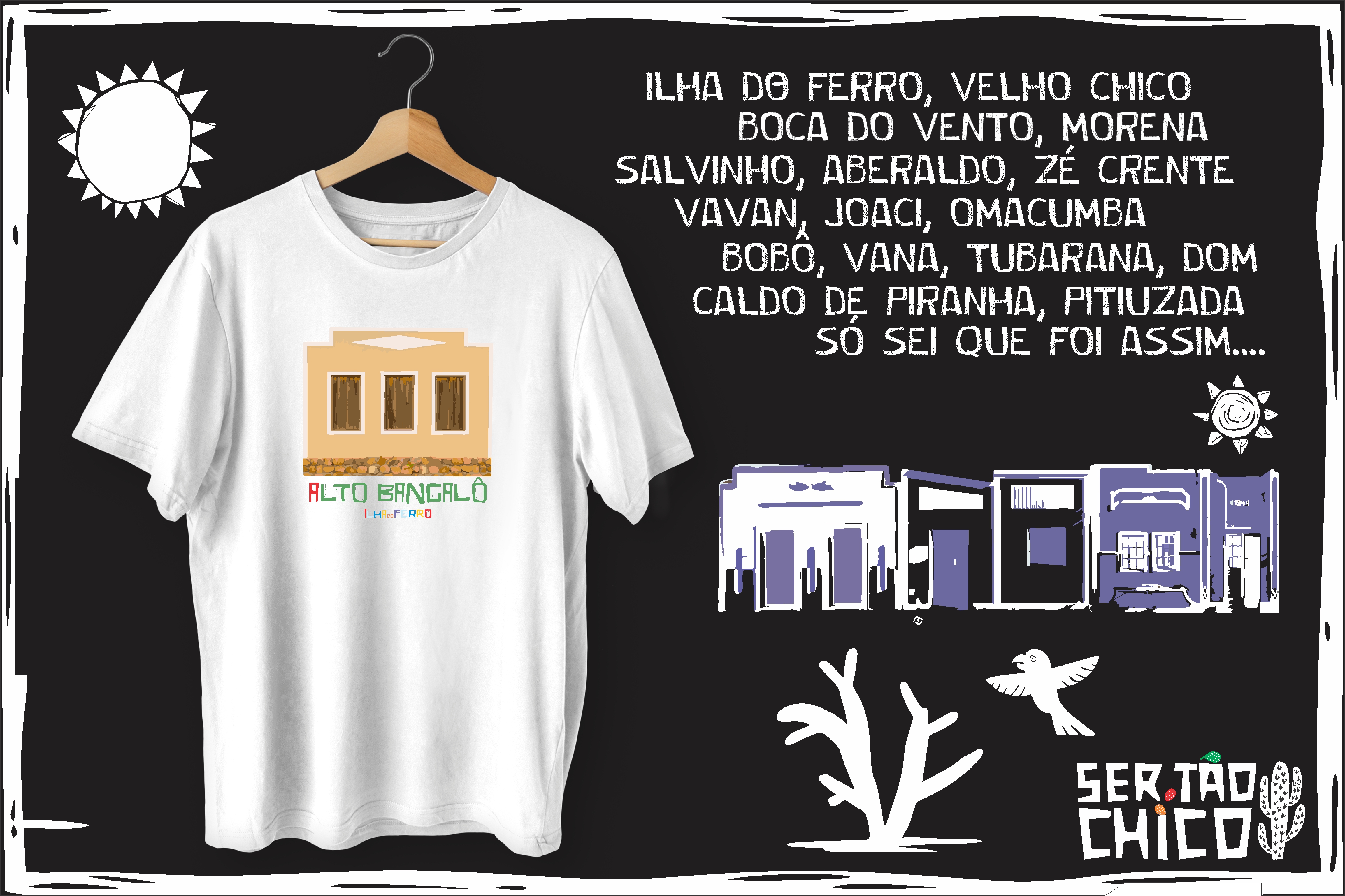 ILHA DO FERRO - ALTO BANGALÔ - T-SHIRT BASICA