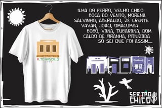 ILHA DO FERRO - ALTO BANGALÔ - T-SHIRT BASICA