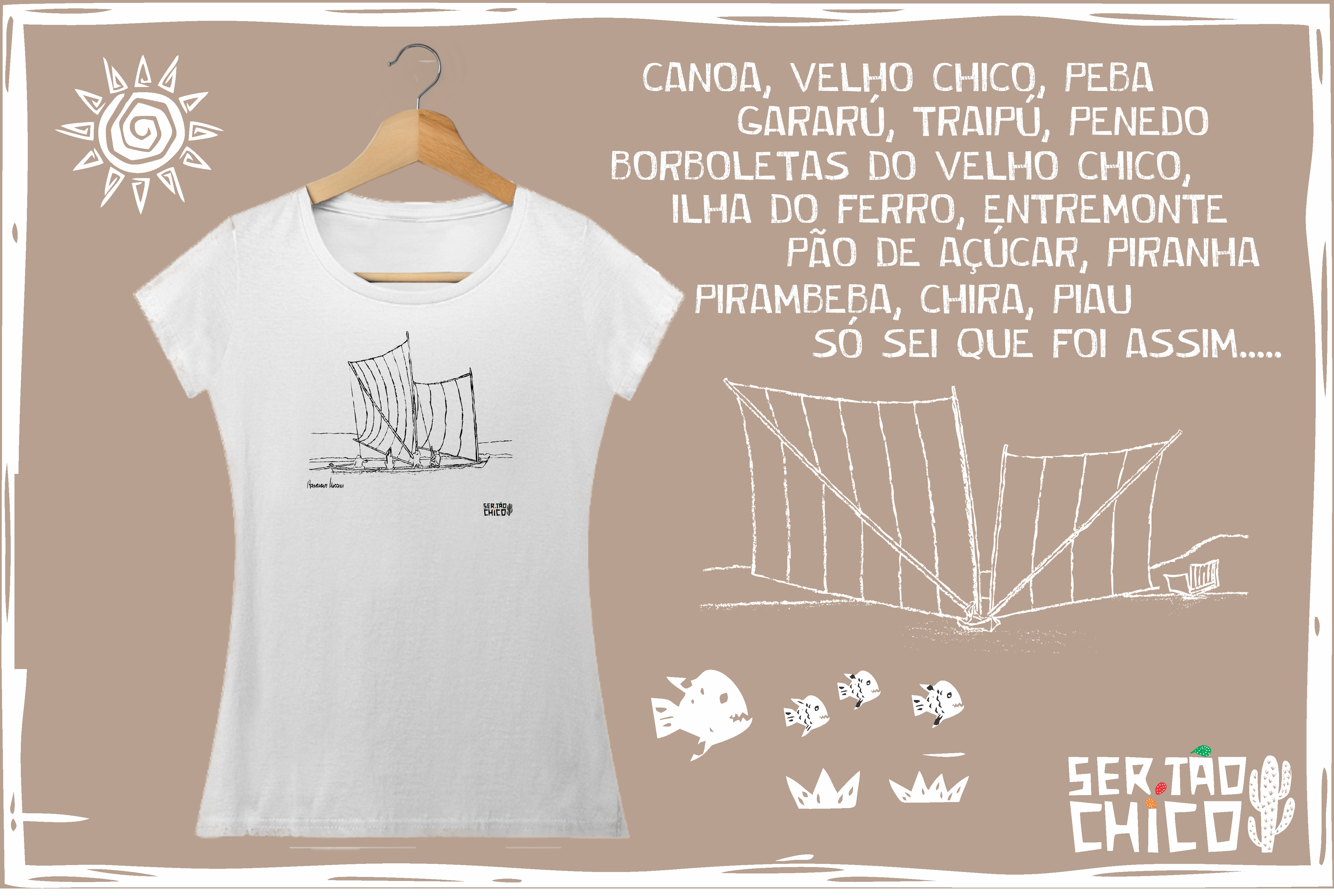 BORBOLETAS DO VELHO CHICO / GRAVURA - CANOA (4)