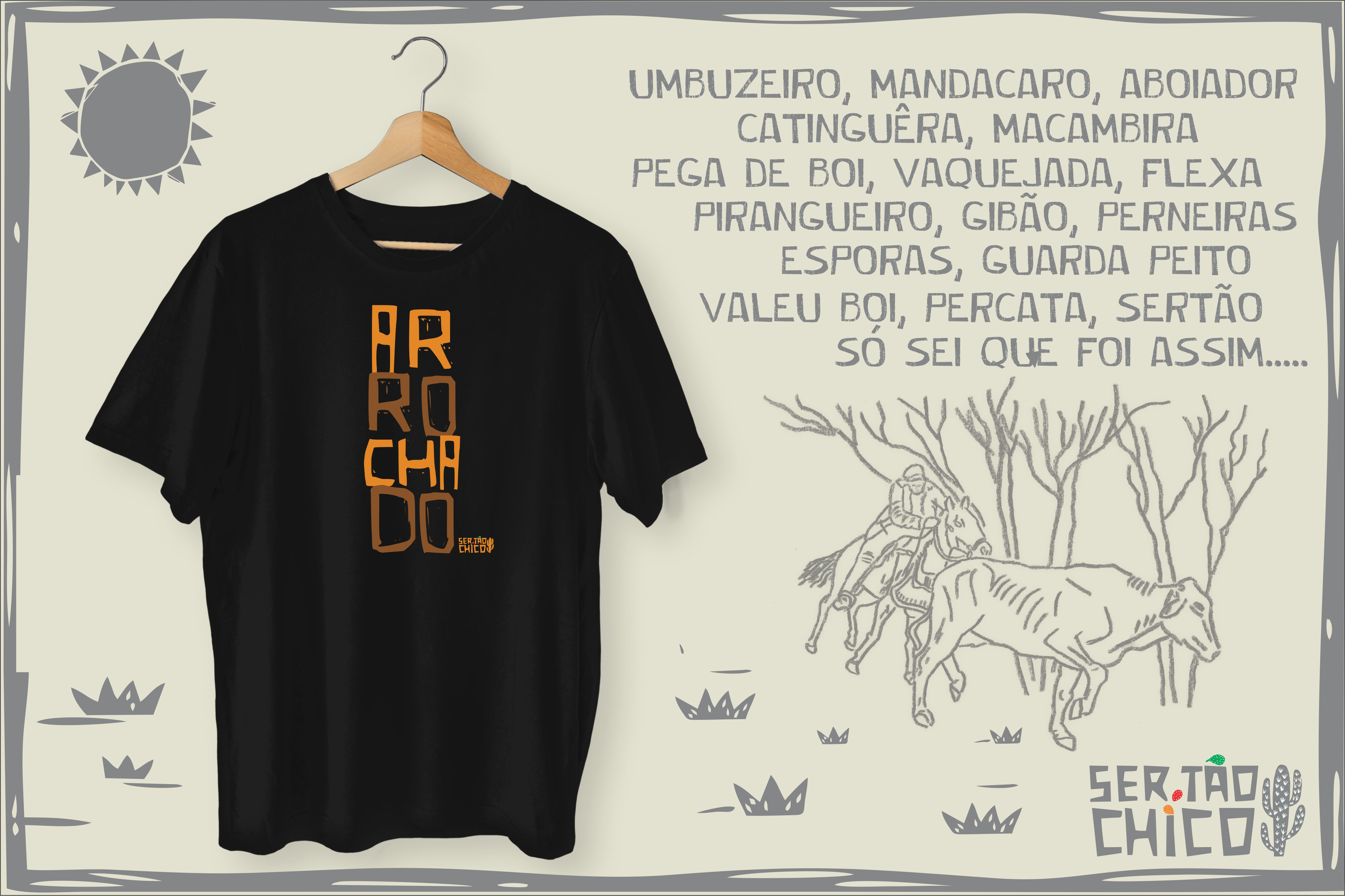 PEGA DE BOI - ARROCHADO