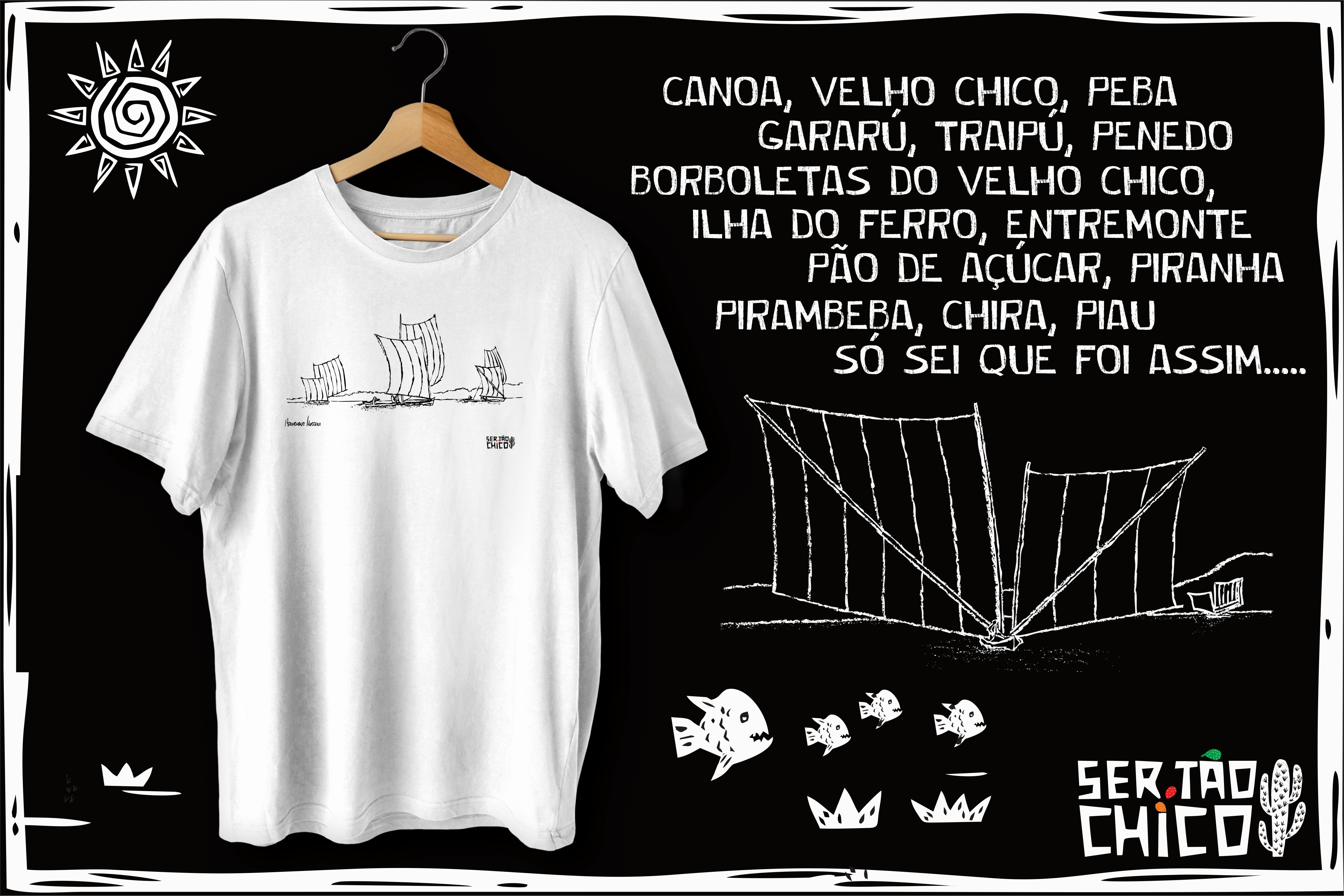 BORBOLETAS DO VELHO CHICO / GRAVURA - CANOA (3)