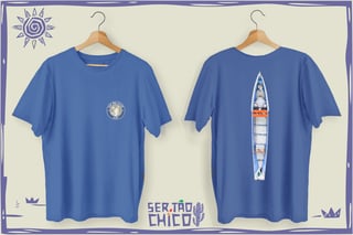  BORBOLETAS DO VELHO CHICO - BARCO AZUL CLARO - FRENTE E VERSO