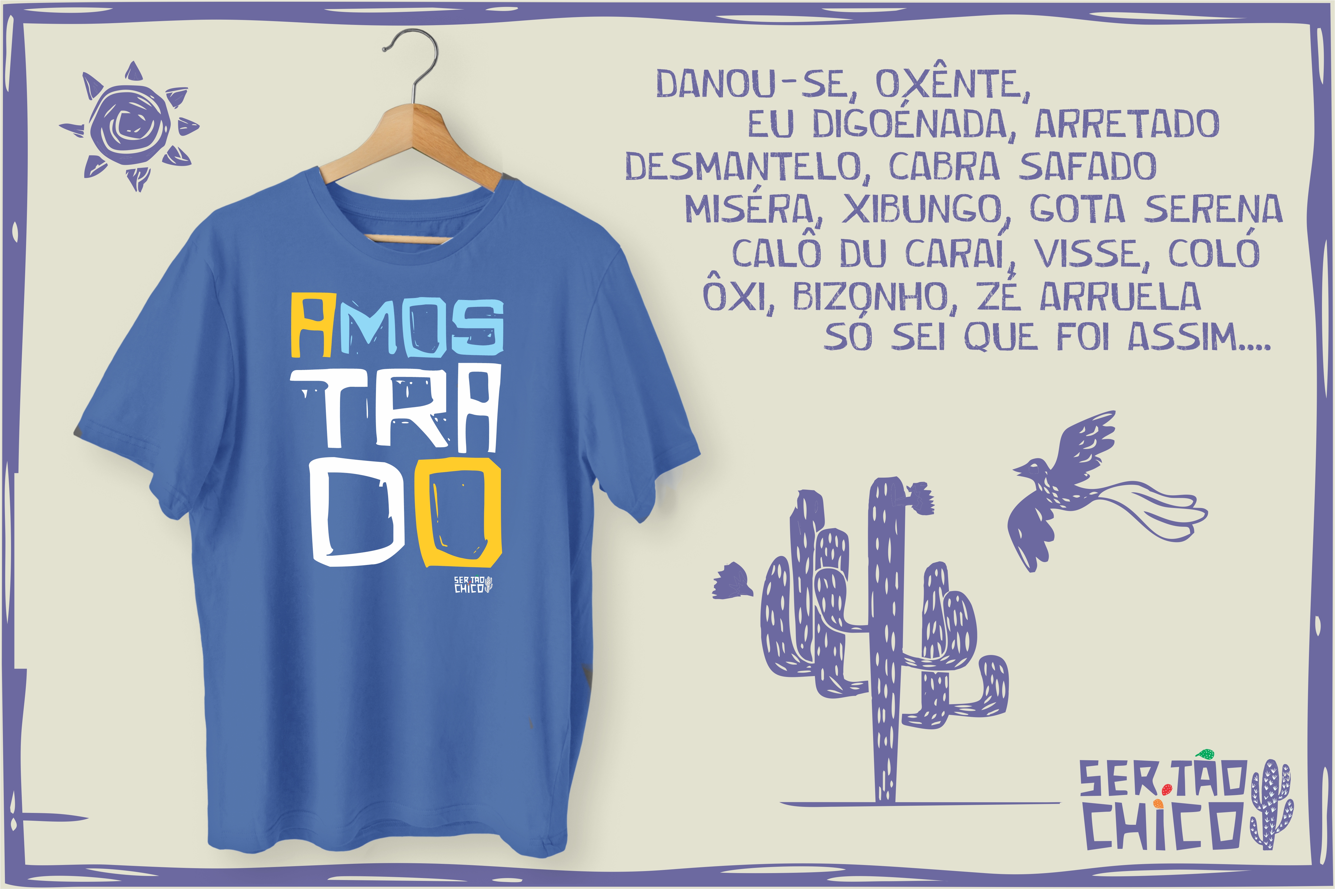 CAMISETA ESTONADA - XILOSA - AMOSTRADO 