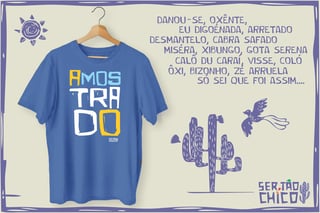 CAMISETA ESTONADA - XILOSA - AMOSTRADO 
