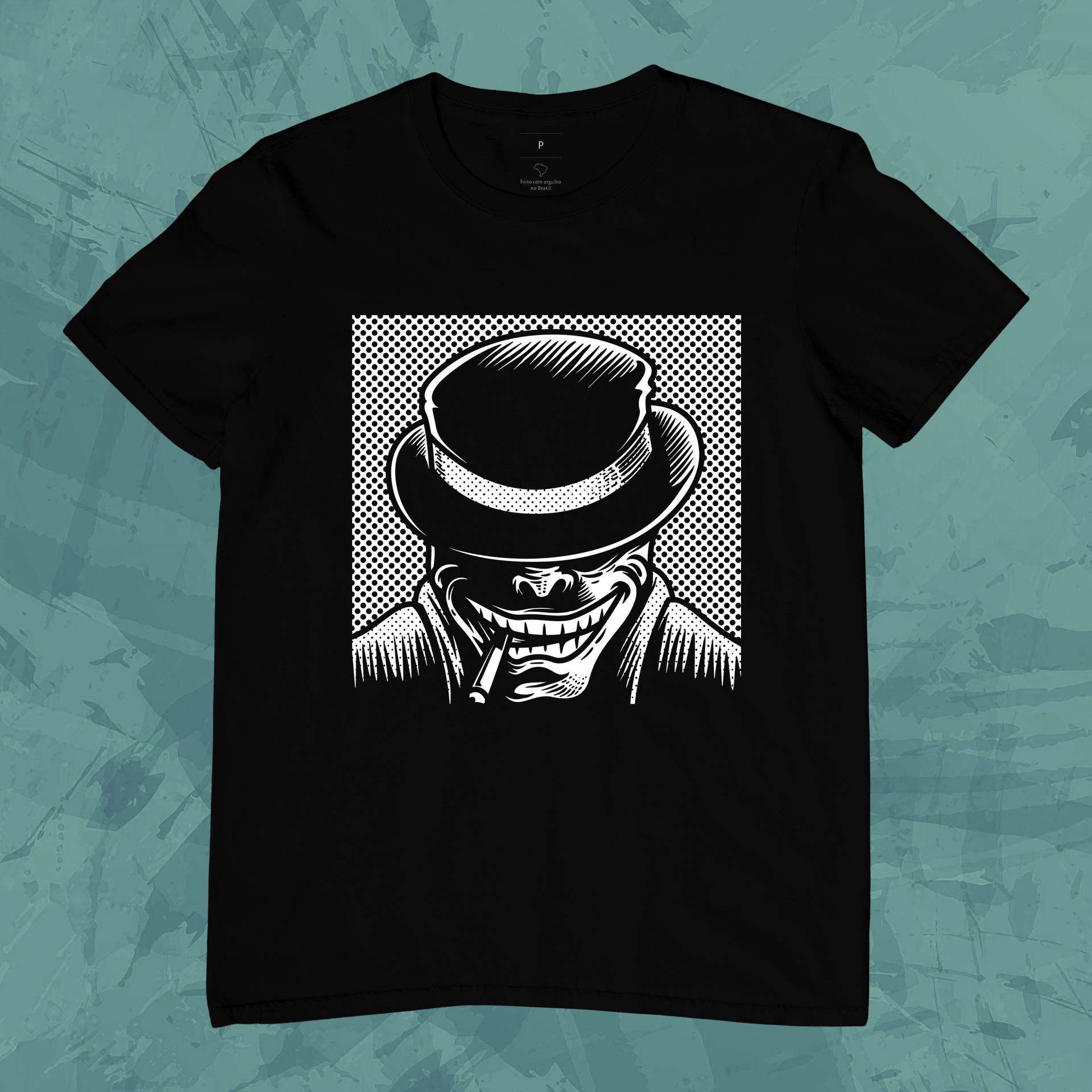 Nome do produto: Camiseta Unissex - Sorriso Macabro