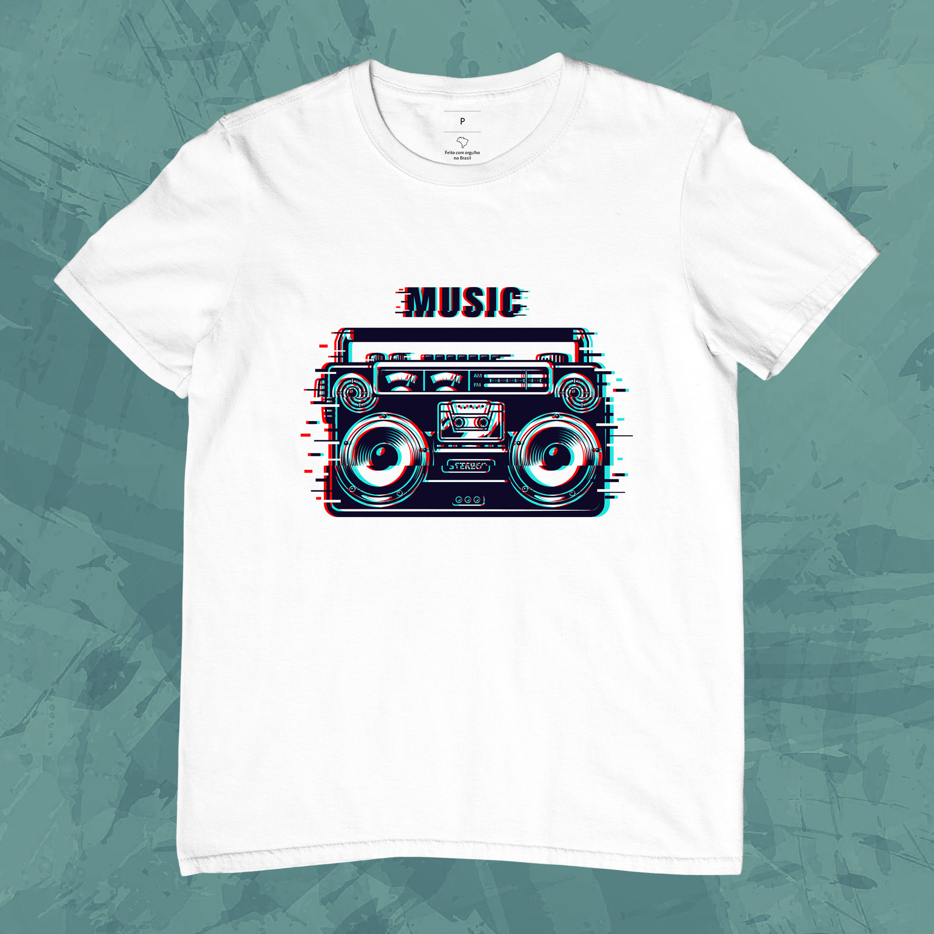 Nome do produto: Camiseta Rádio Vintage