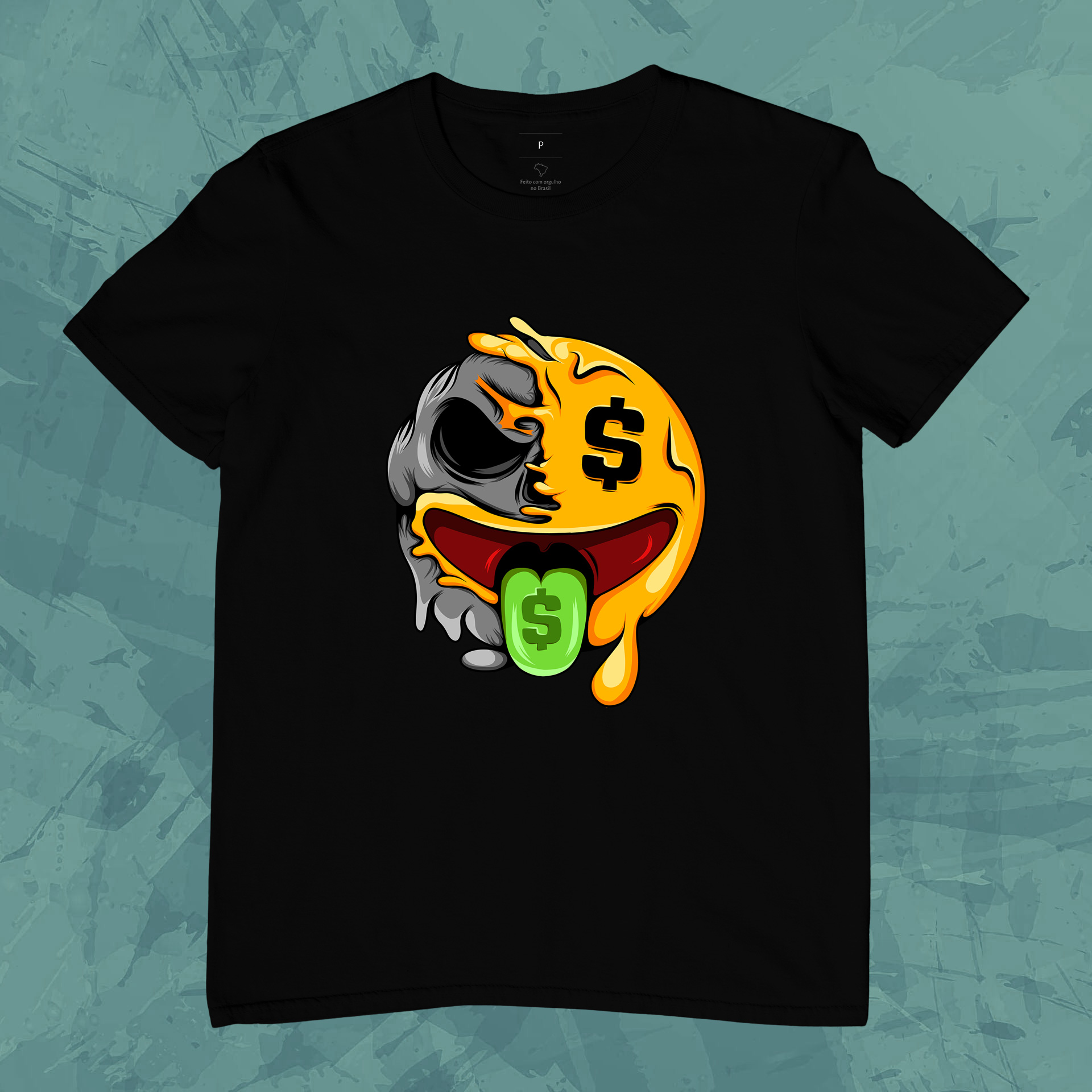 Nome do produto: Camiseta Unissex - Emoji Din Din