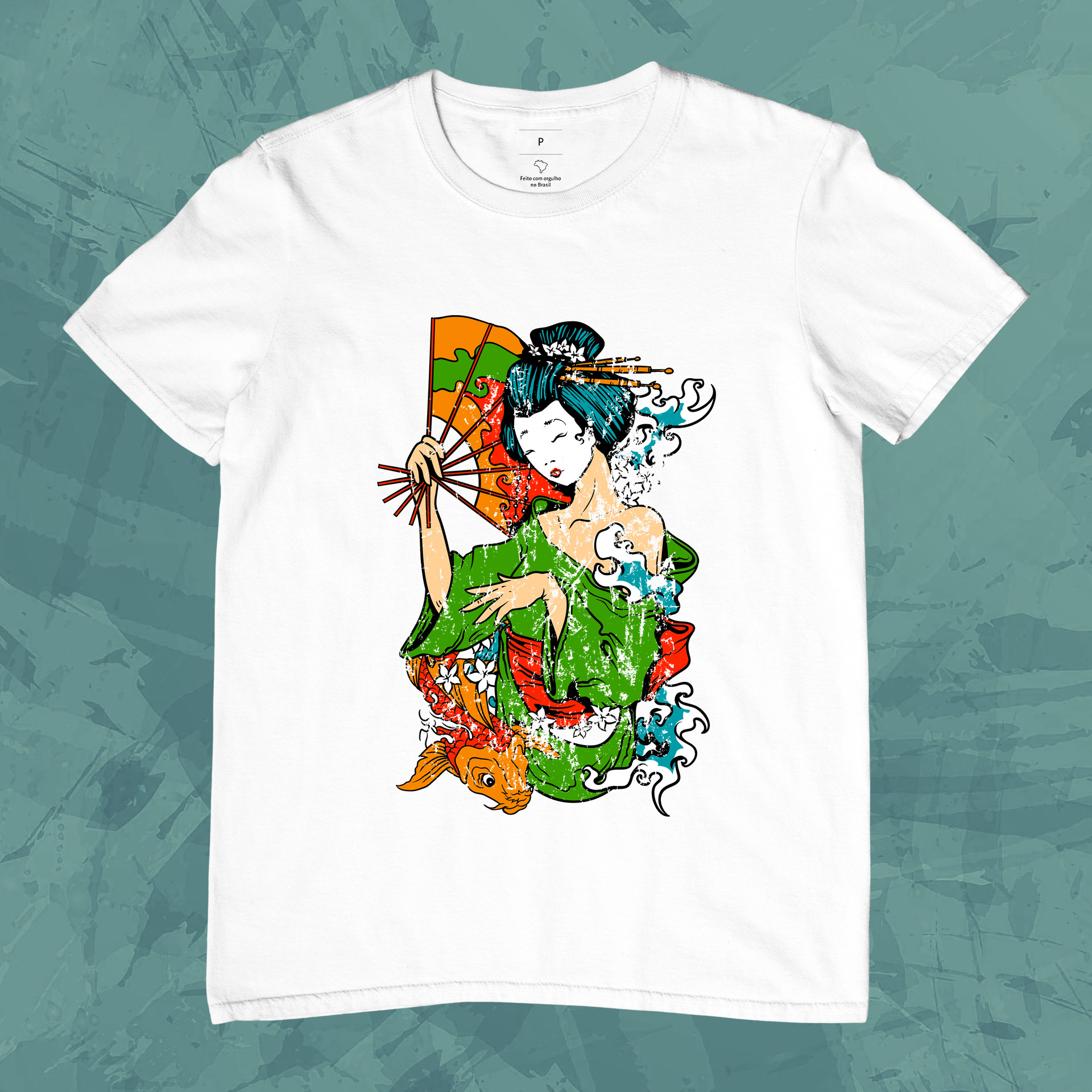 Nome do produto: Gueixa com Leque