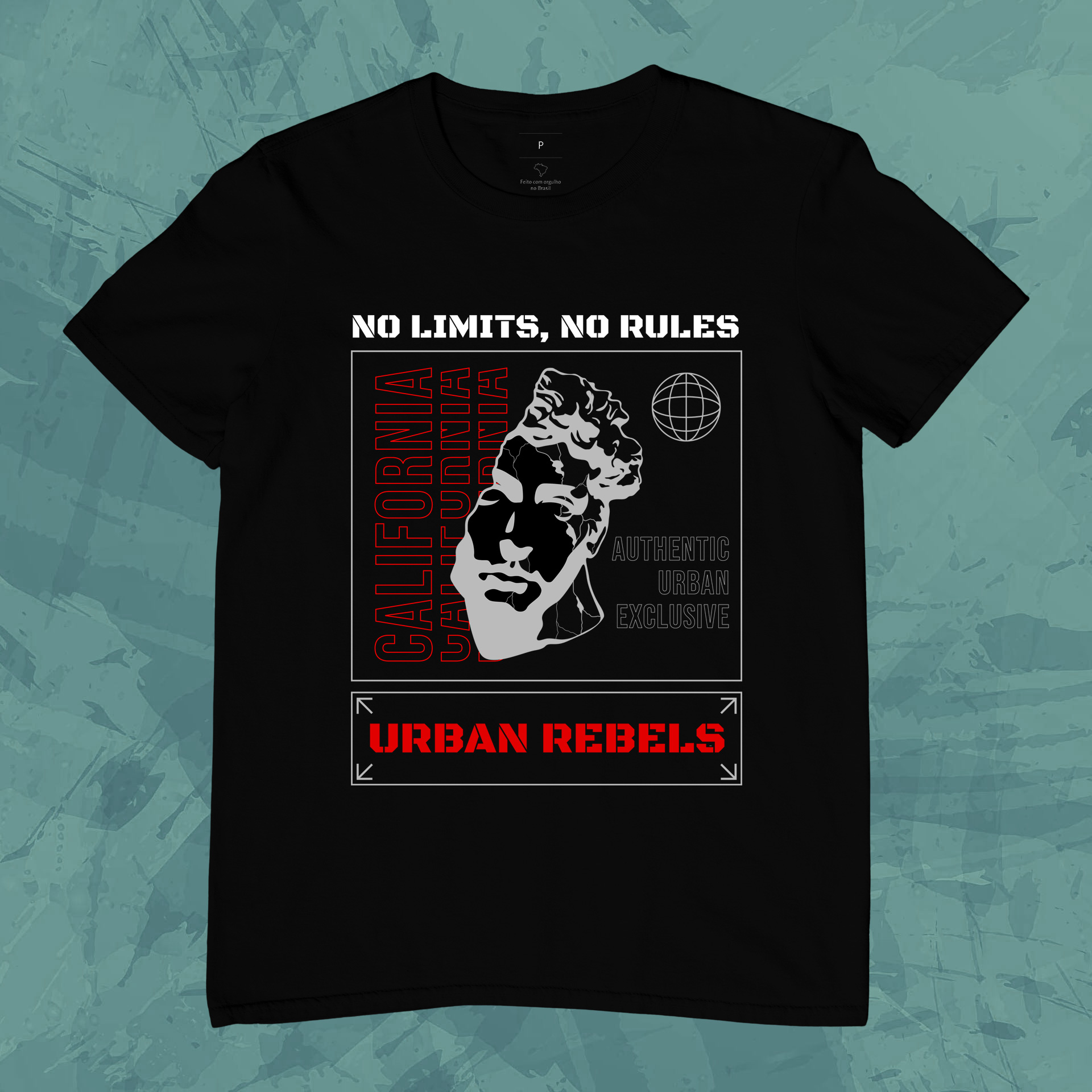 Nome do produto: Camiseta No Limits - No Rules