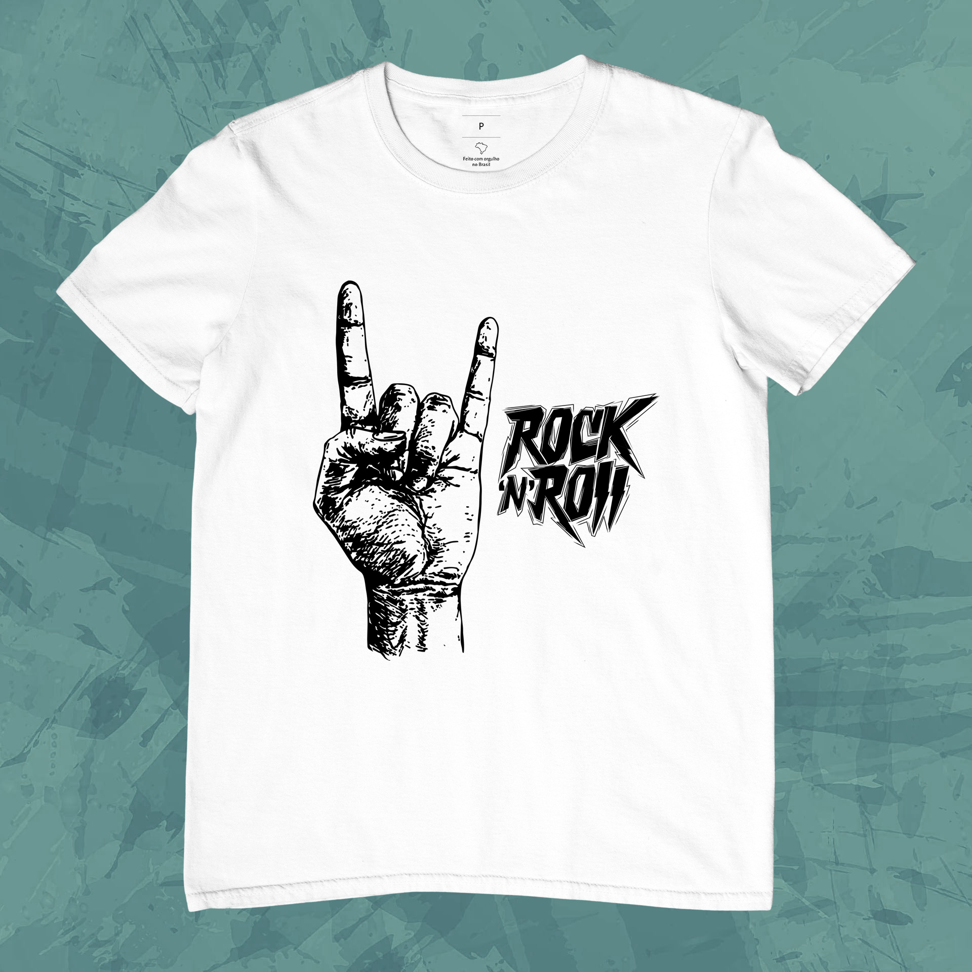 Nome do produto: Camiseta Rock N Roll