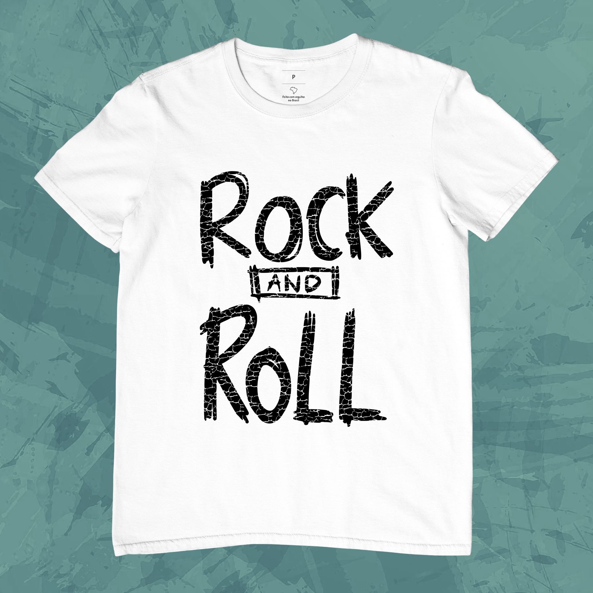 Nome do produto: Camiseta Rock and Roll