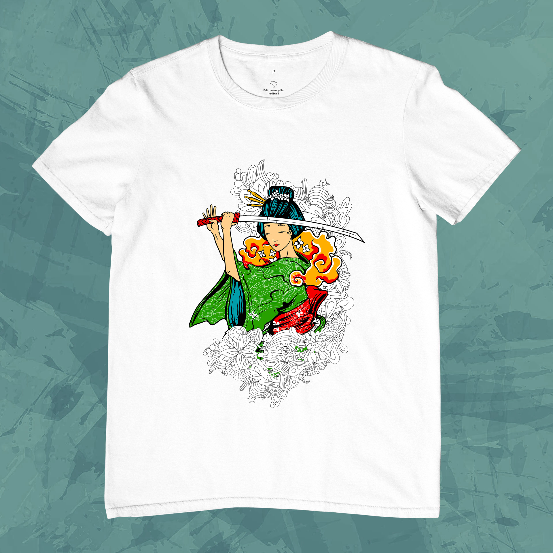 Nome do produto: Gueixa com espada