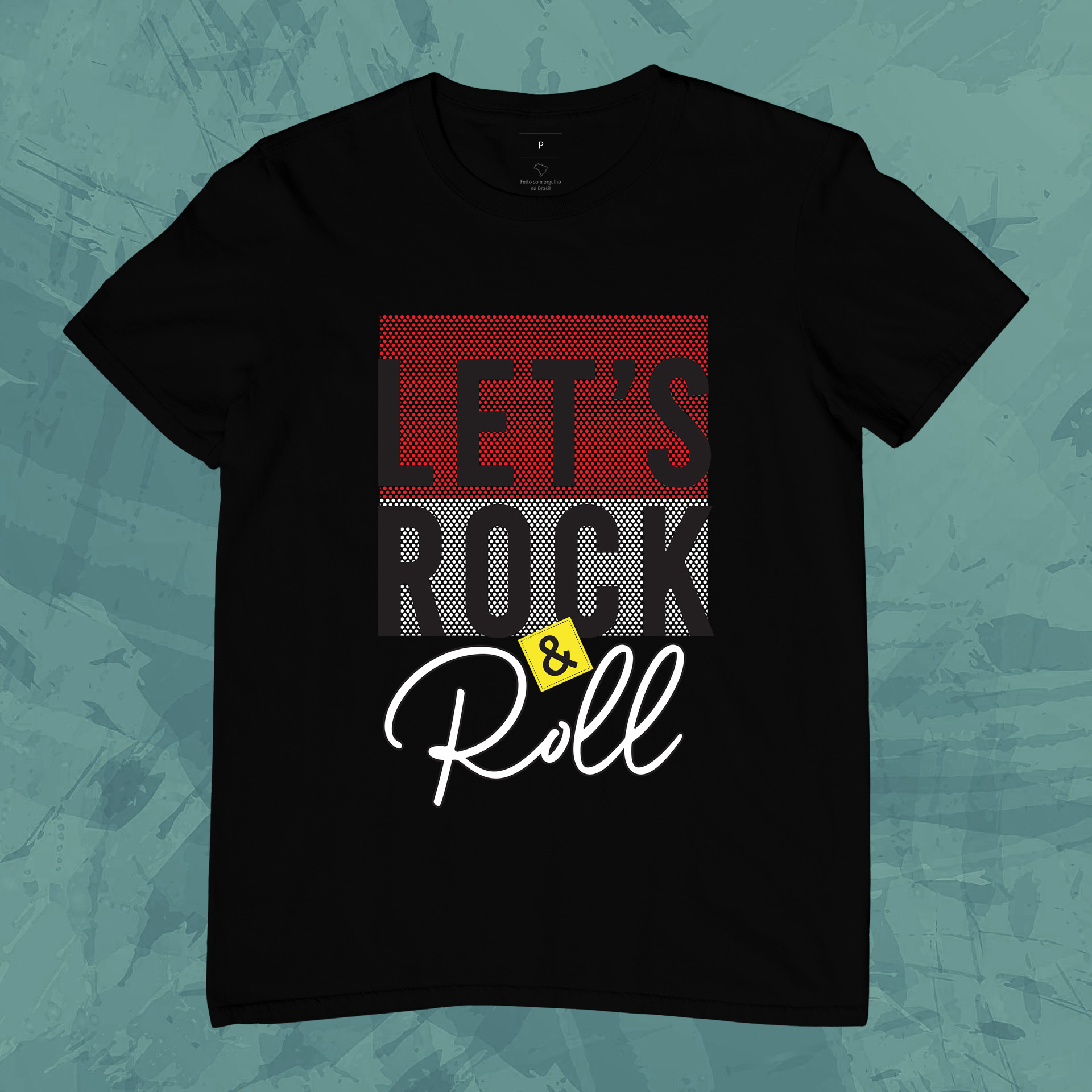 Nome do produto: Camiseta Let`s Rock & Roll