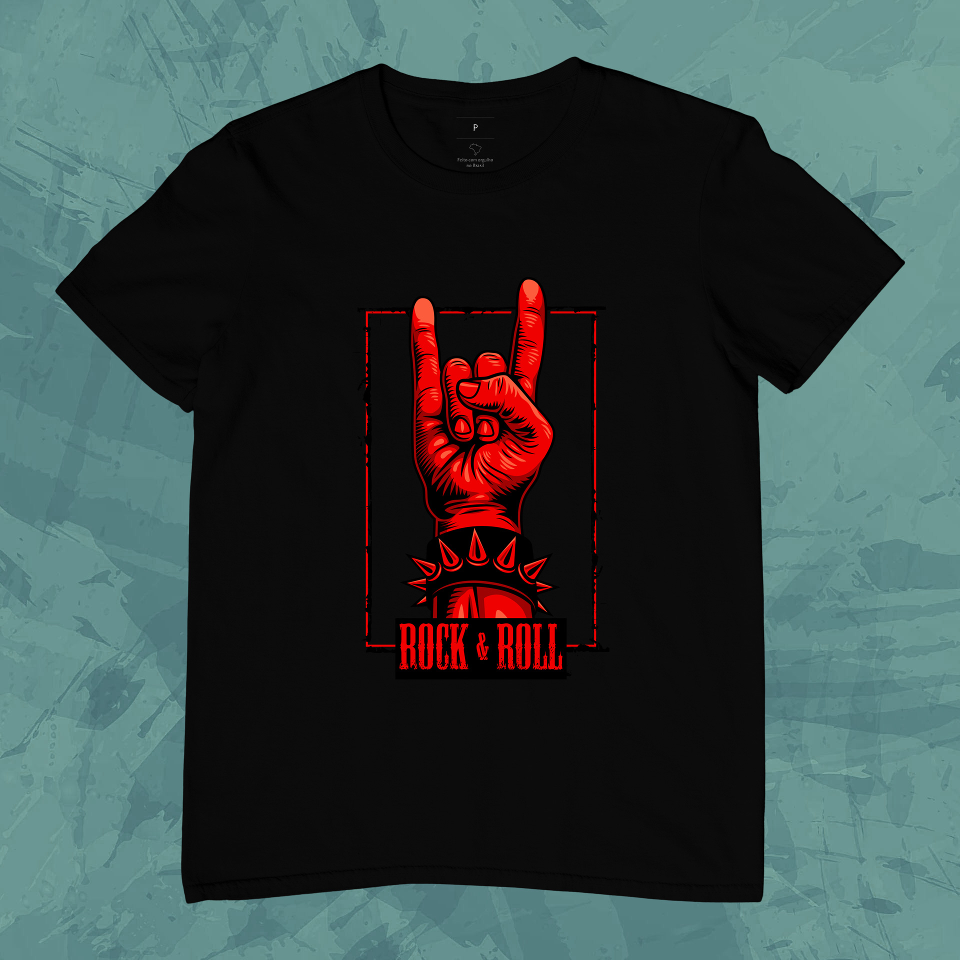 Nome do produto: Camiseta Rock and Roll