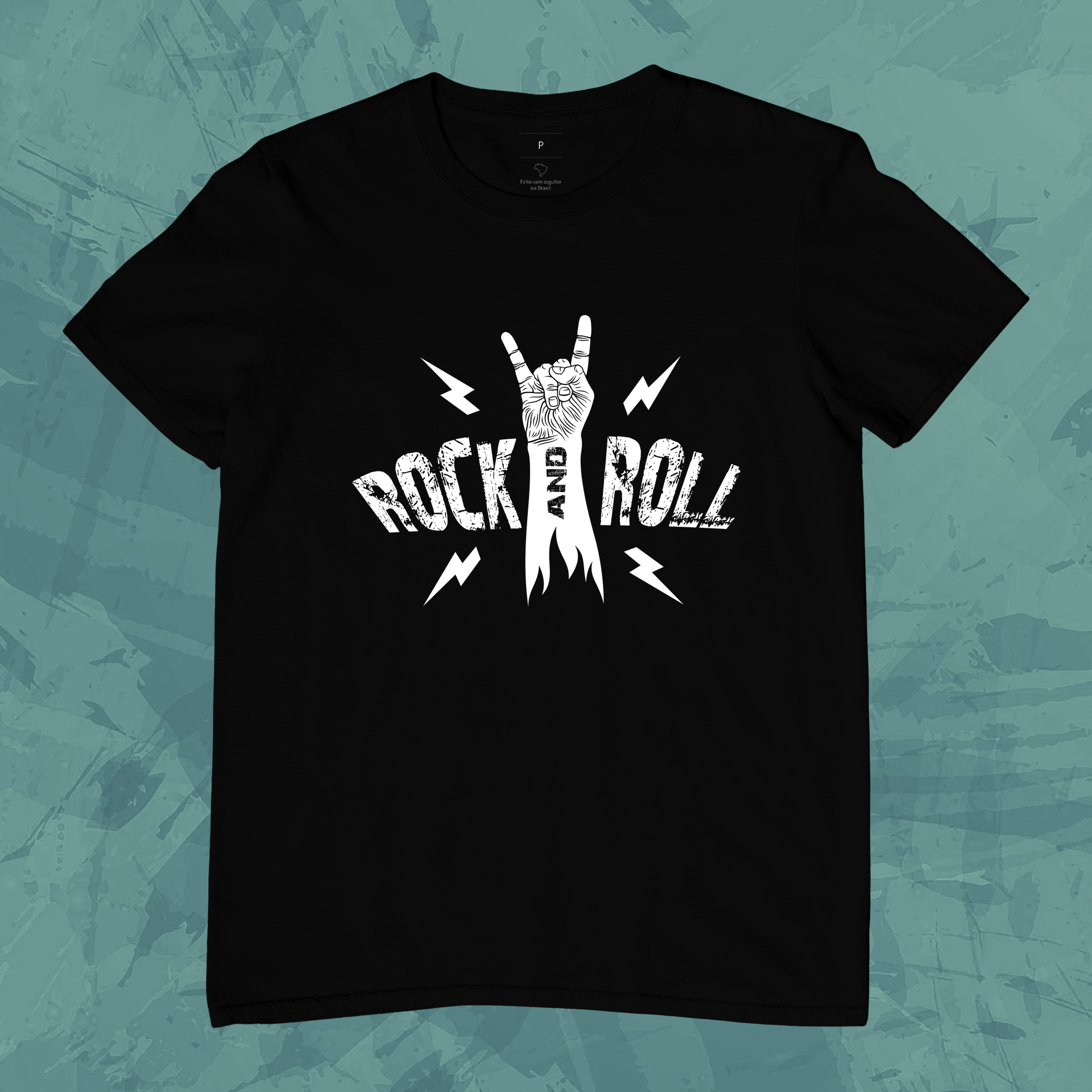 Nome do produto: Camiseta Rock and Roll