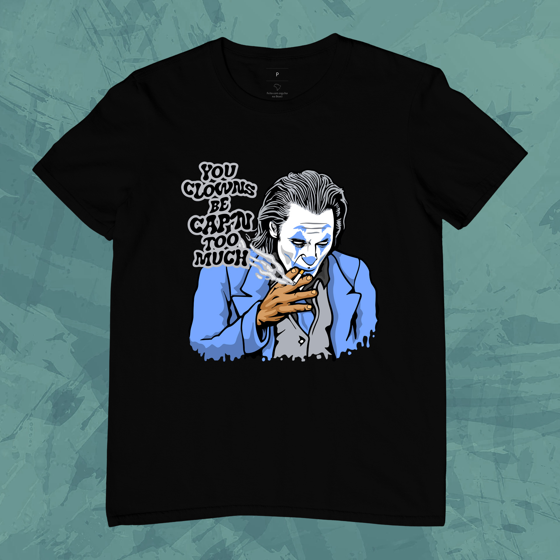 Nome do produto: Camiseta Unissex - Vocês Palhaços