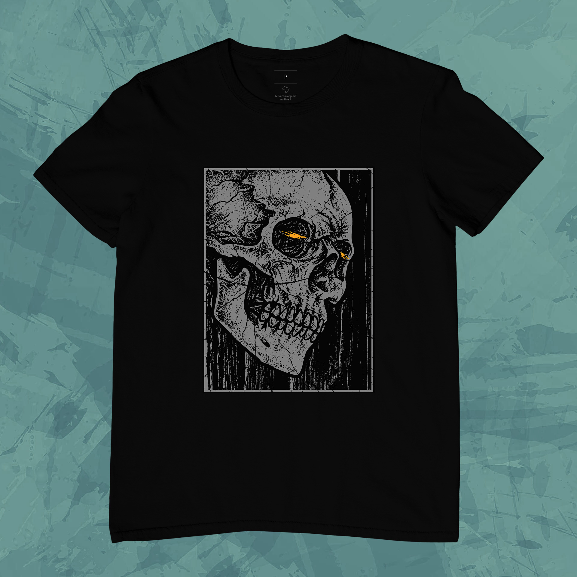 Nome do produto: Camiseta Unissex - Exterminator Skull