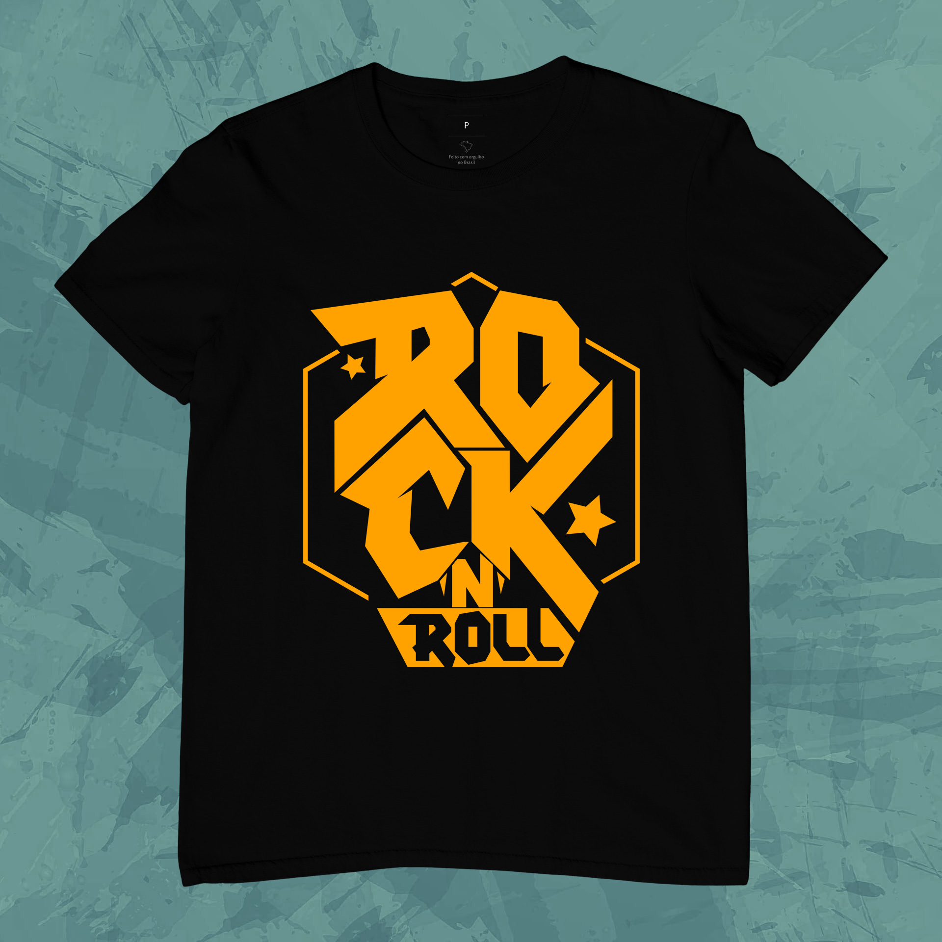 Nome do produto: Camiseta Rock N Roll